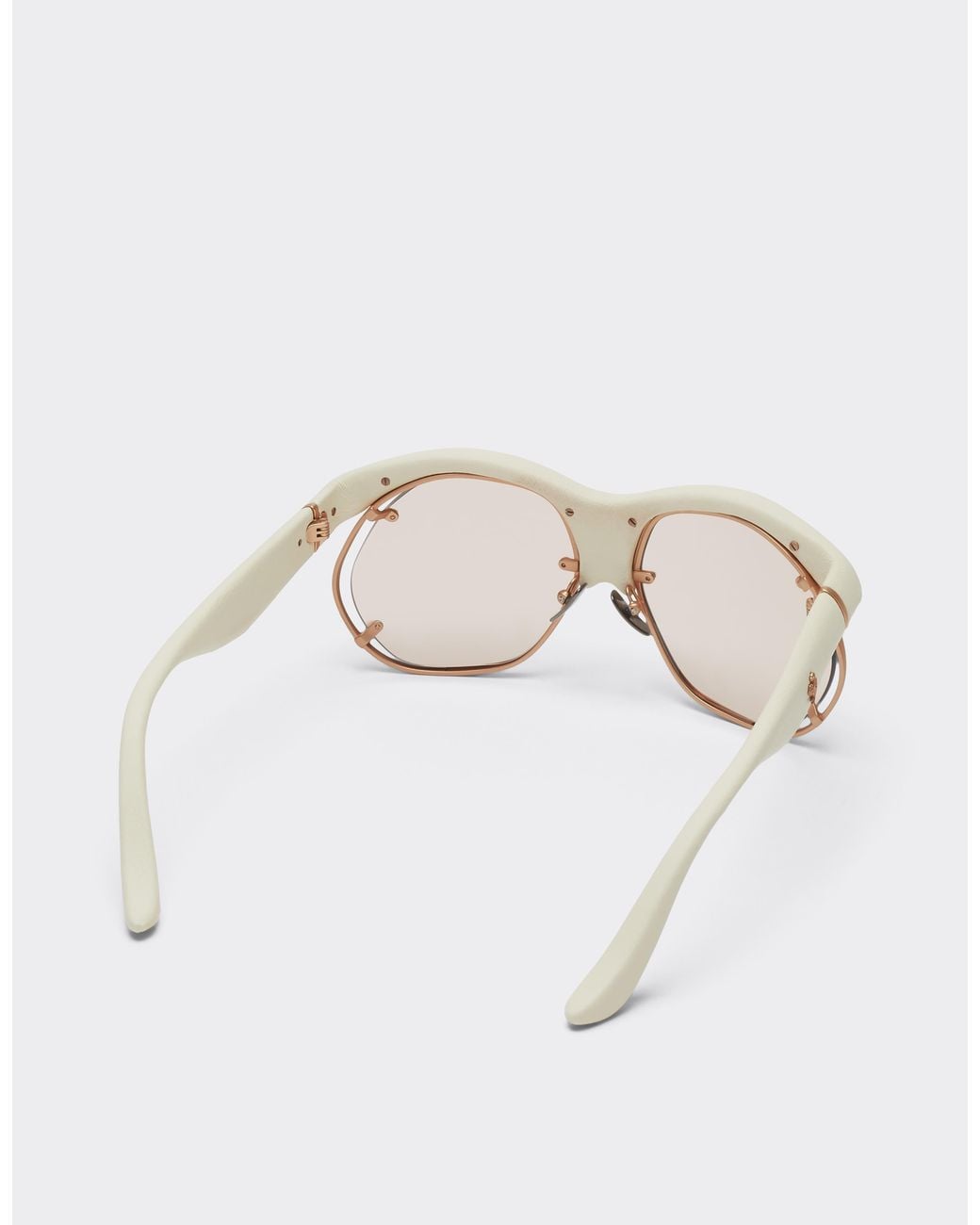 Ferrari Natural Injection-Moulded, Metal And Leather Sunglasses With Lenses