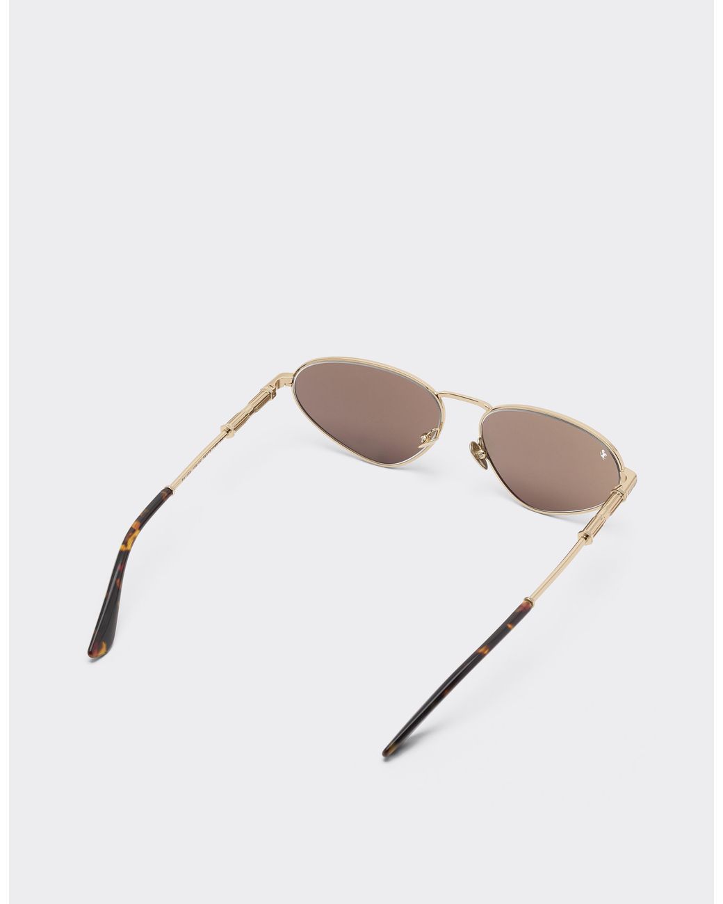 Ferrari Multicolor Coloured Metal Sunglasses With Lenses With A Mirror Finish