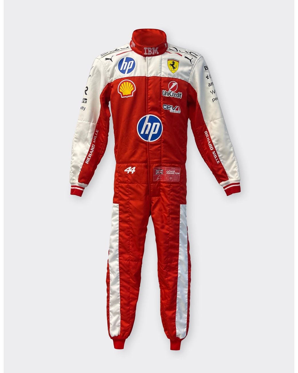 Ferrari Red Scuderia Hamilton Replica Racing Suit For The 2026 Austin Grand Prix for men