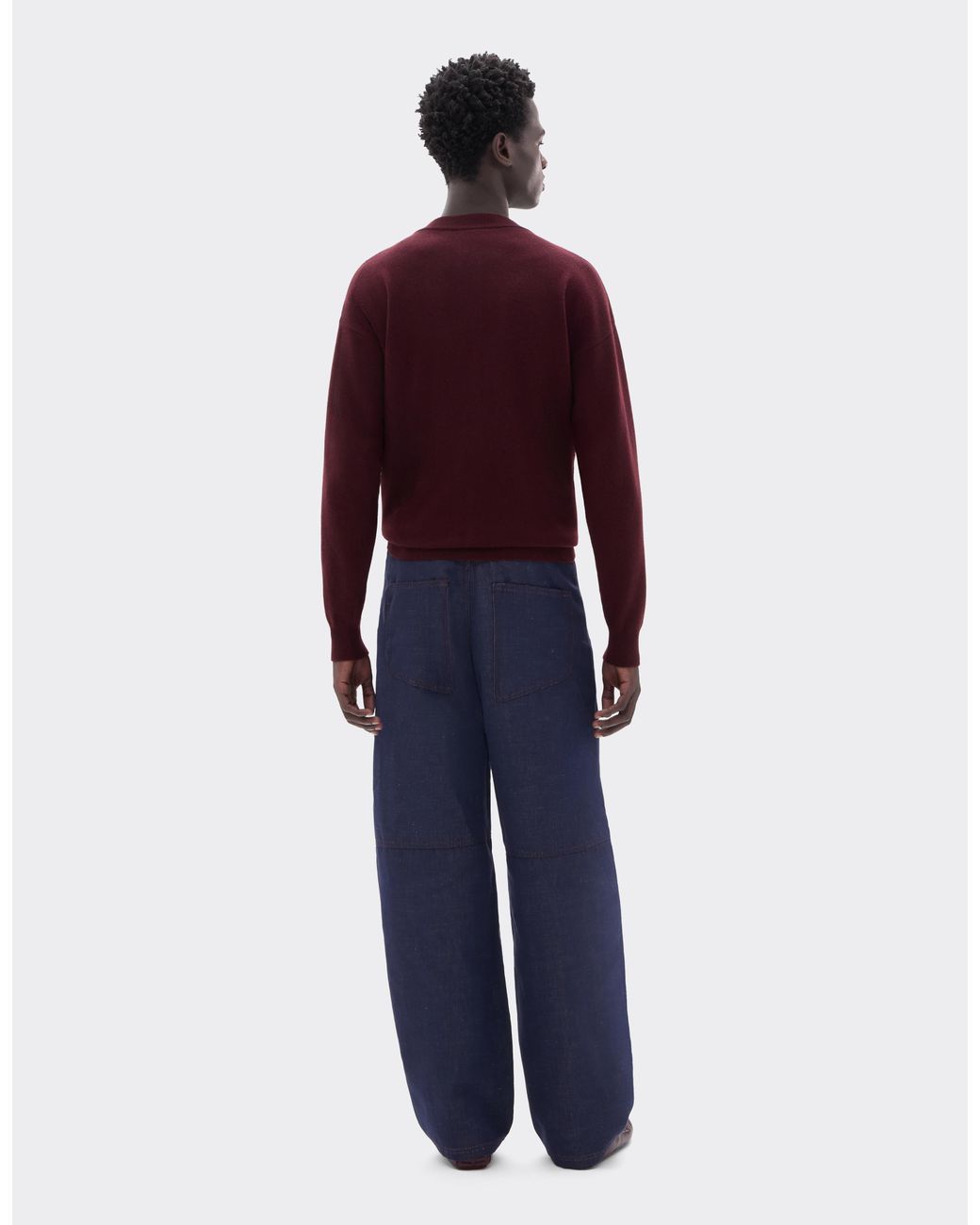 Ferrari Purple Wool And Cashmere Zip-Up Jumper for men