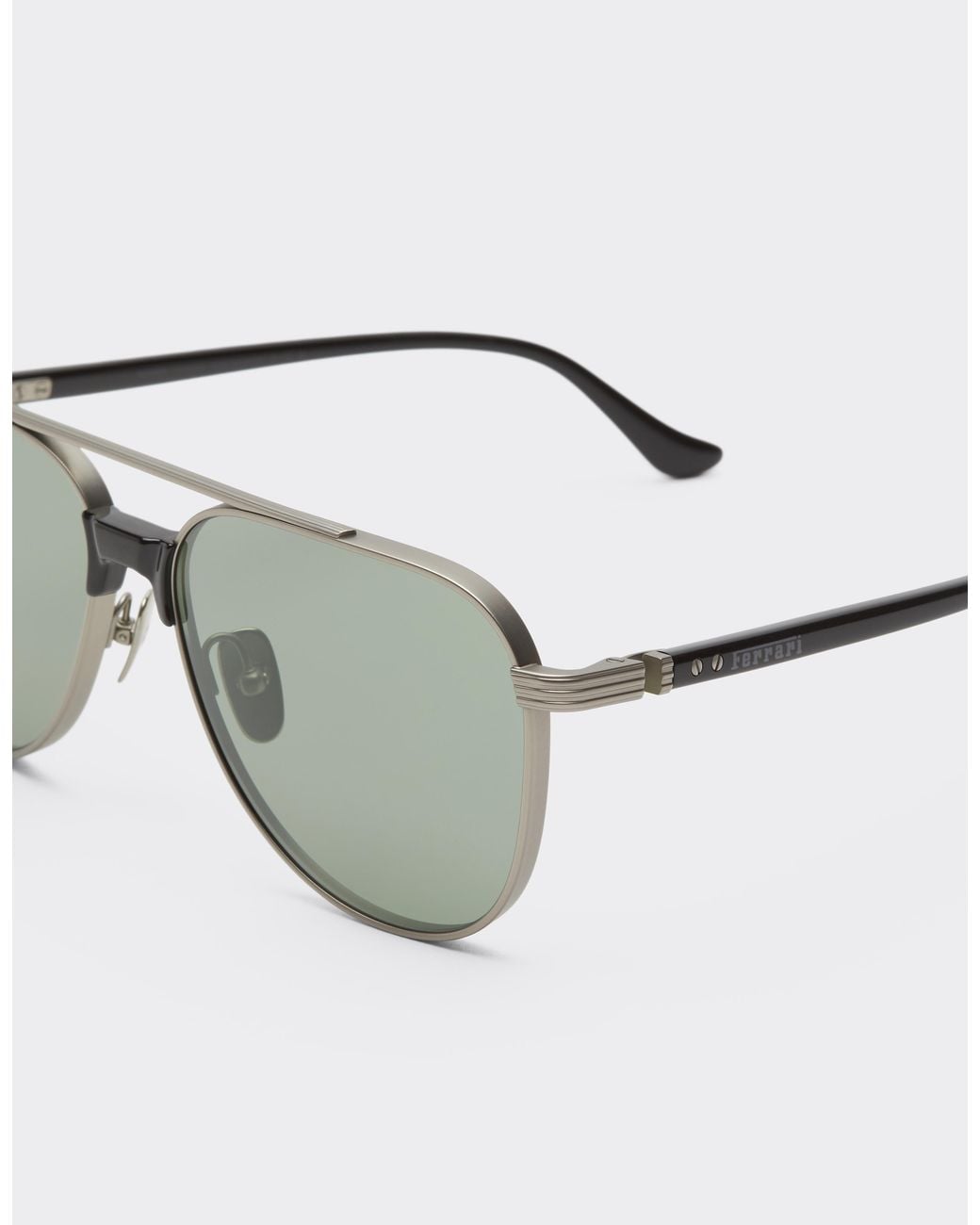 Occhiale Da Sole di Ferrari in Metallic da Uomo