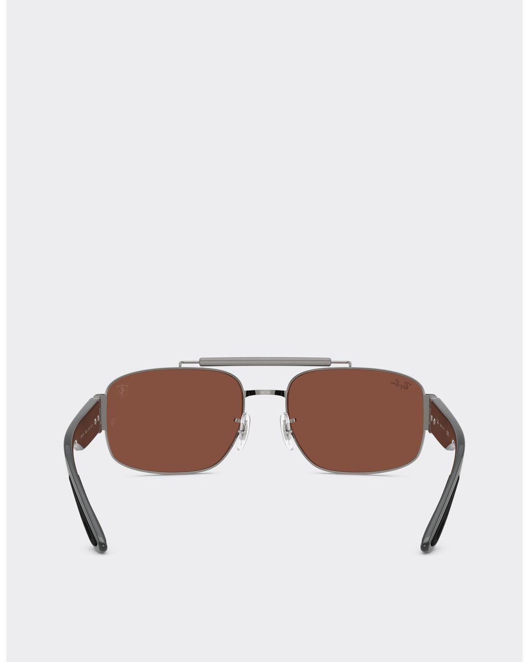 Ferrari Brown Ray-Ban For Scuderia Rb3797M With Lenses