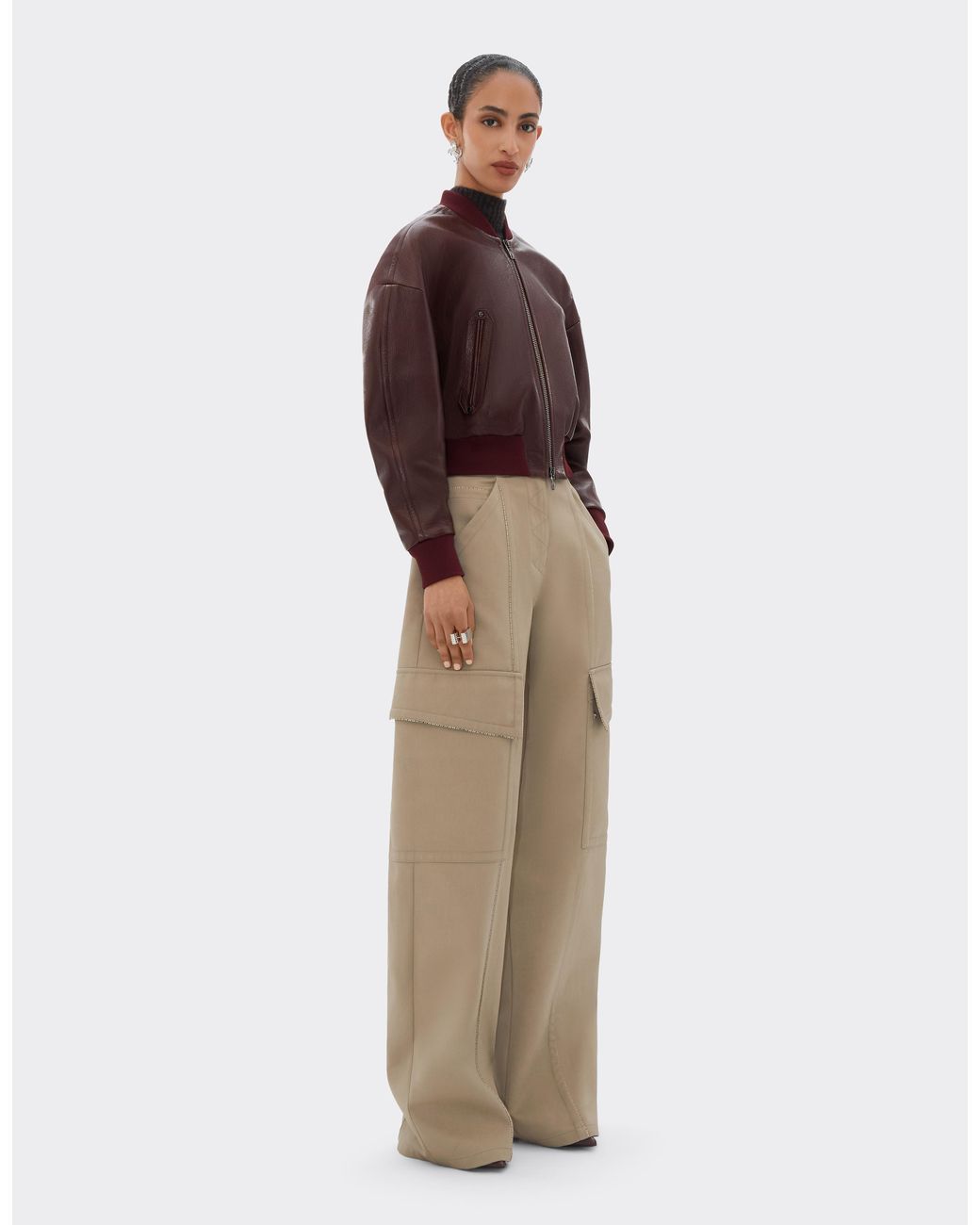 Ferrari Natural Double Mackintosh Cargo Trousers
