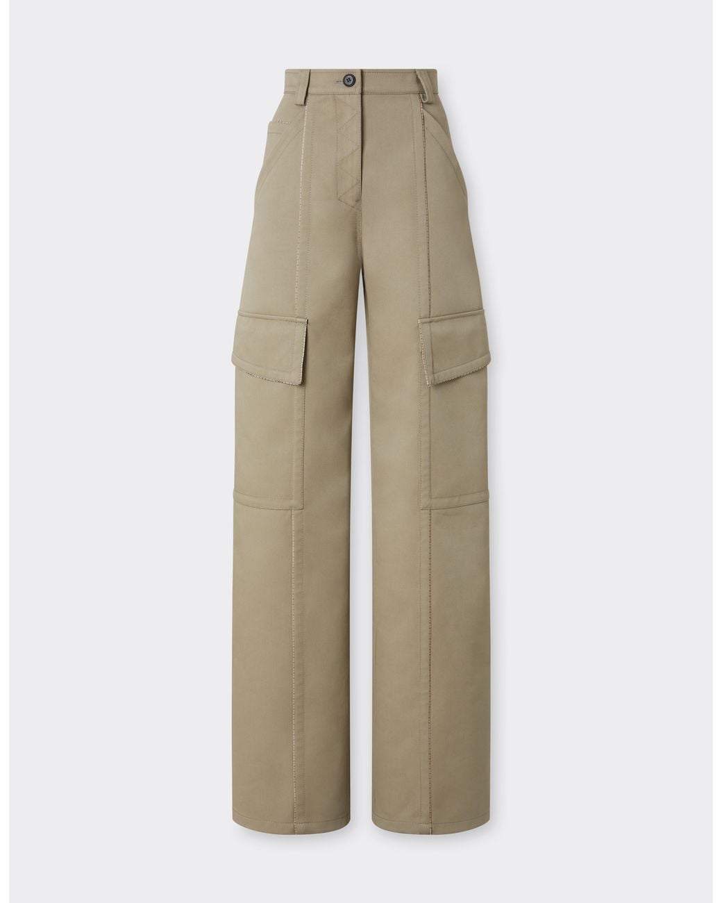 Ferrari Natural Double Mackintosh Cargo Trousers