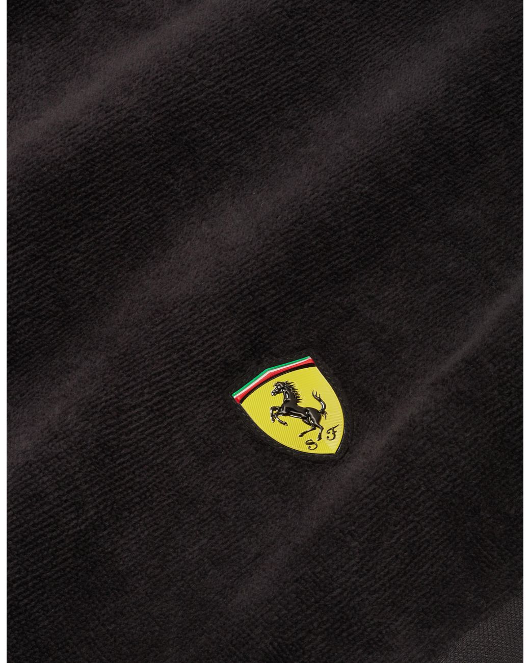 Ferrari Black Scuderia Cotton Towel