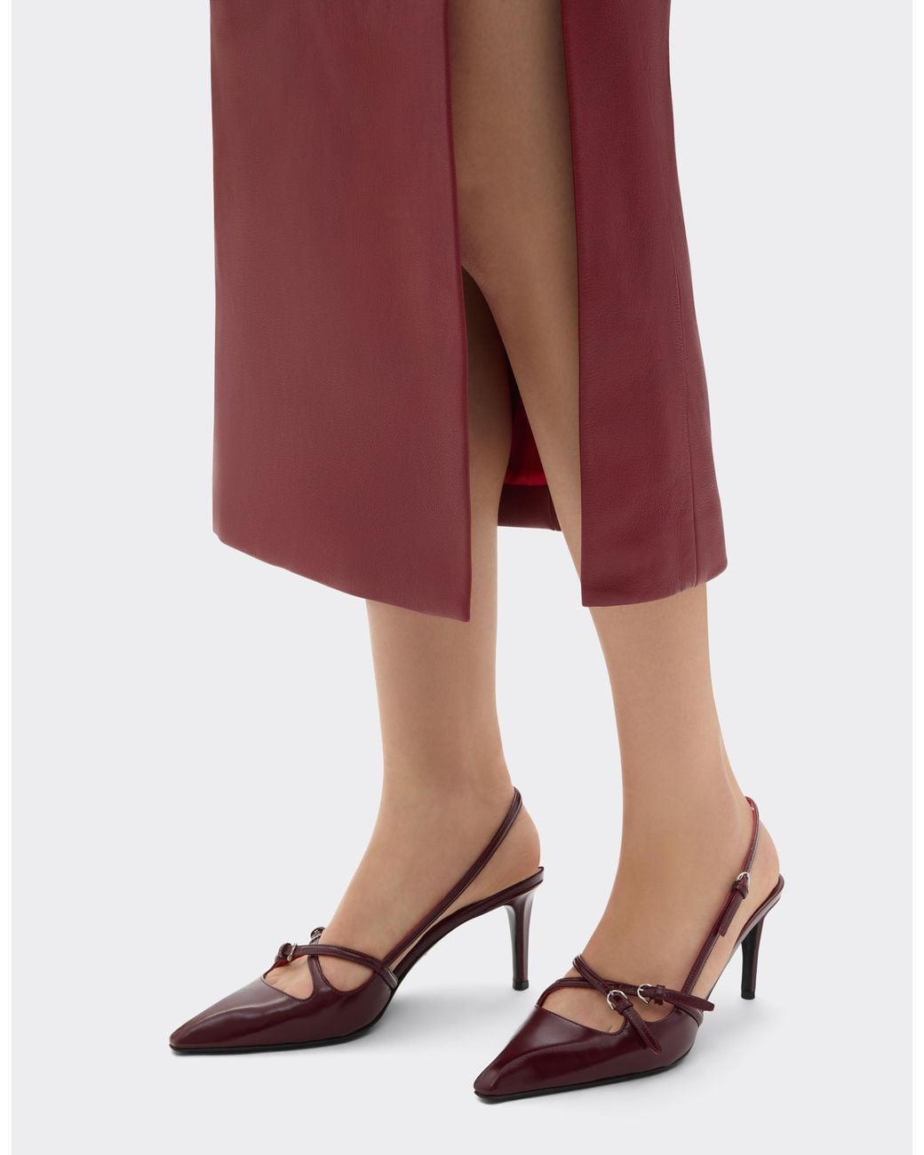Ferrari Pink Slingback Shoe