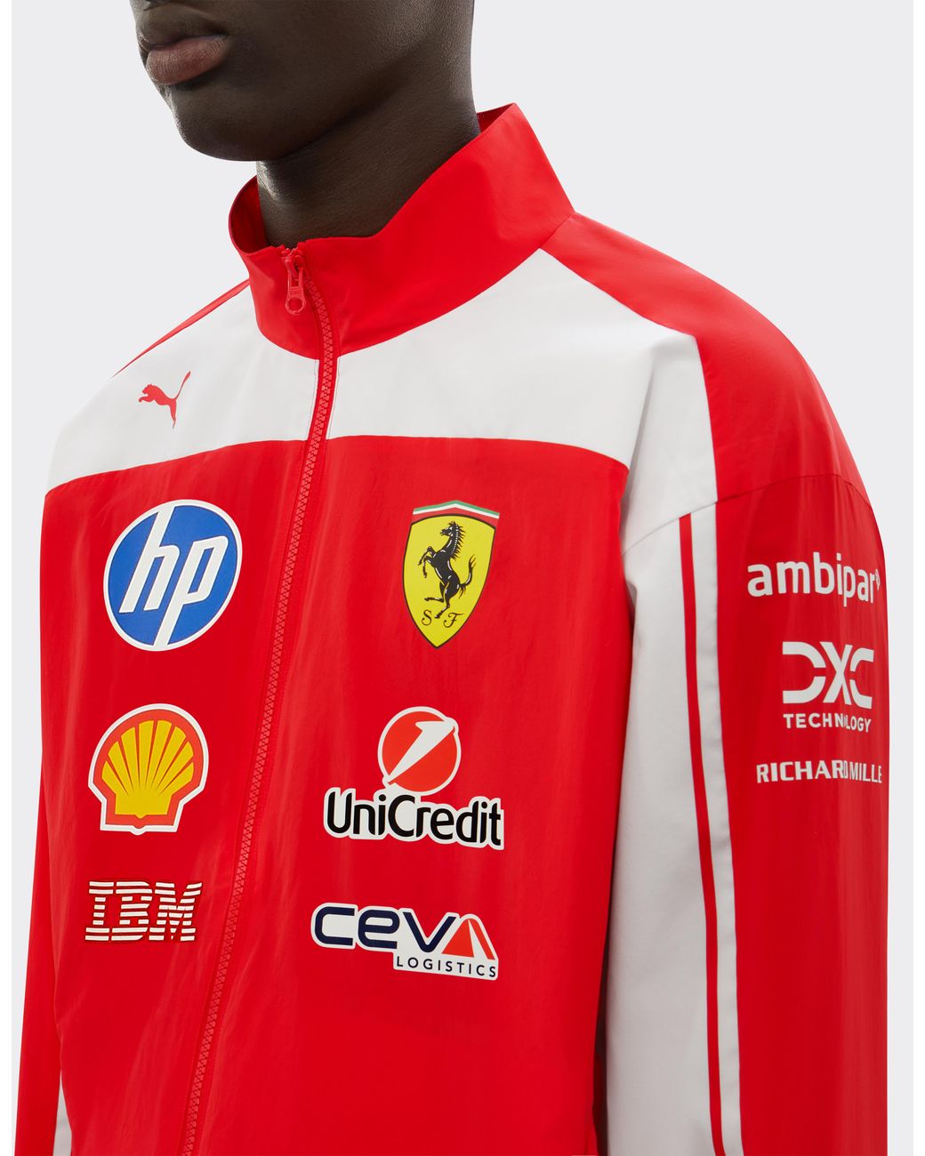 Ferrari Red Replica Drivers Authentic 2026 Jacket Puma For Scuderia Hp for men