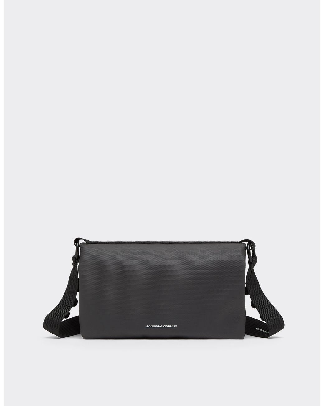 Ferrari Black Crossbody Bag With Scudetto