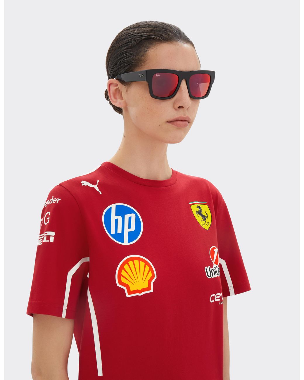 Ferrari Black Ray-Ban For Scuderia Rb2217M Silverstone Special Edition