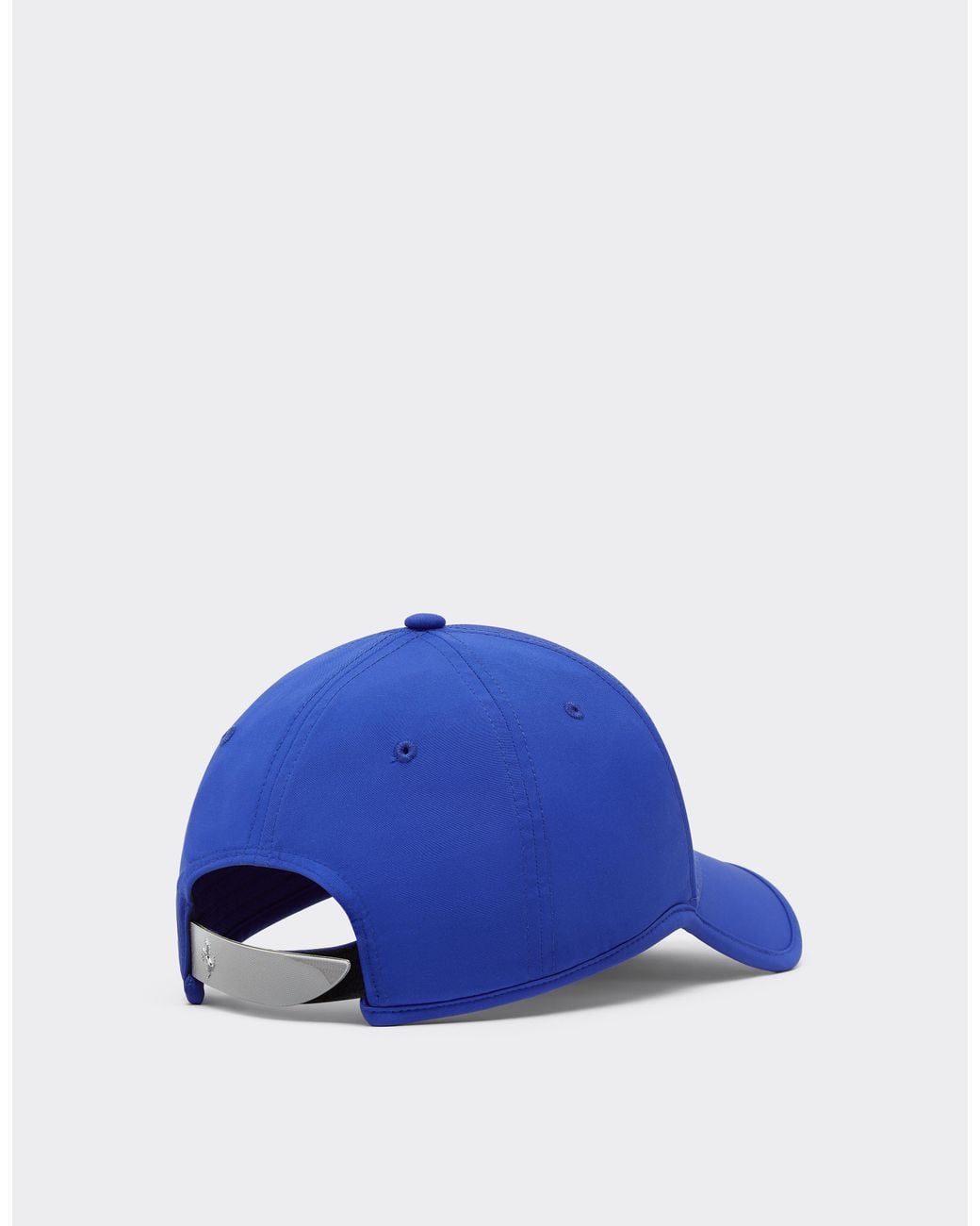 Ferrari Blue Baseball Cap With Prancing Horse