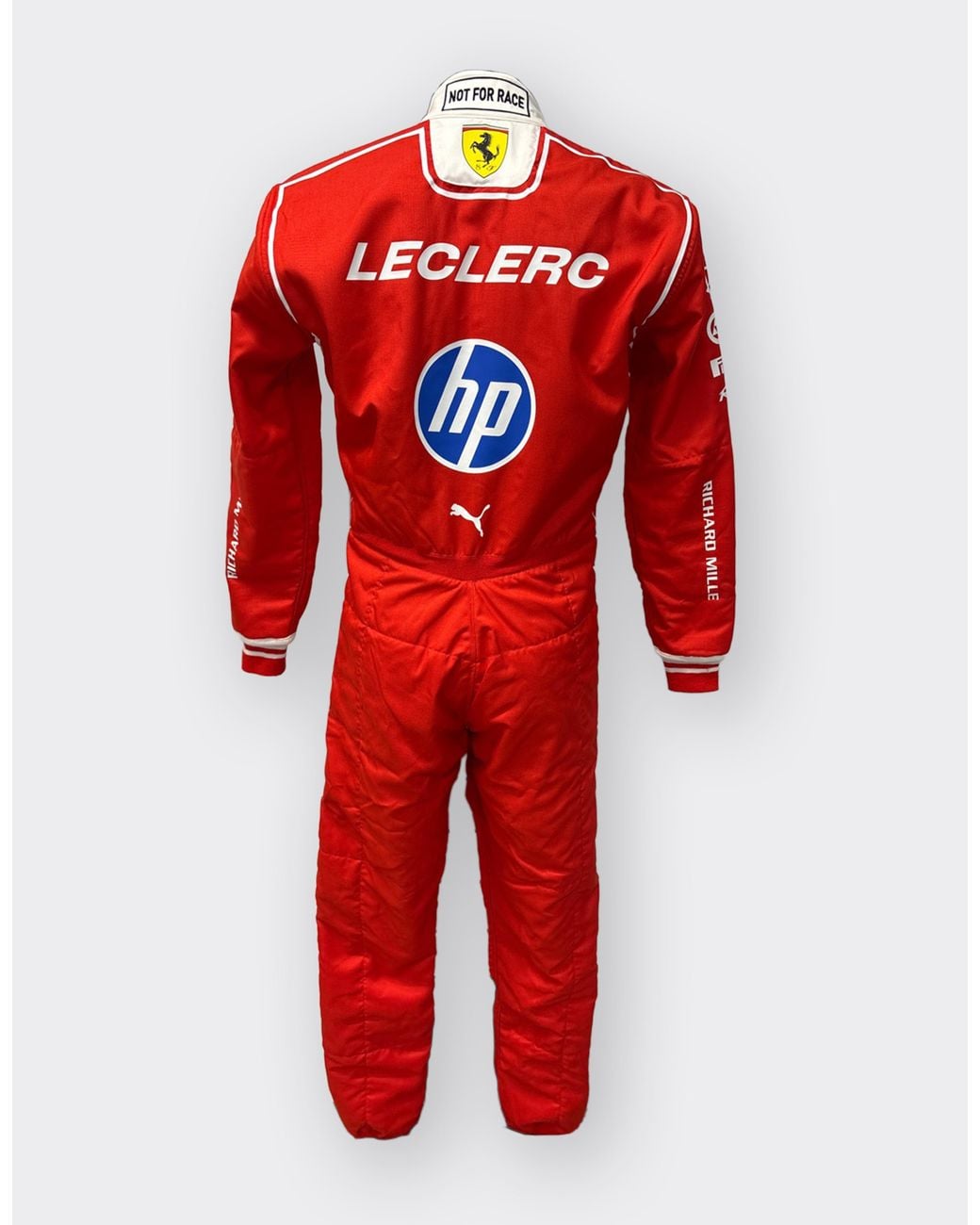 Ferrari Red Leclerc Replica 2026 Puma For Scuderia Hp Racing Suit for men