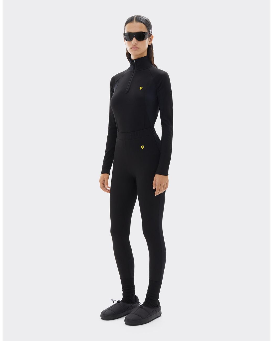 Ferrari Black Scuderia Leggings