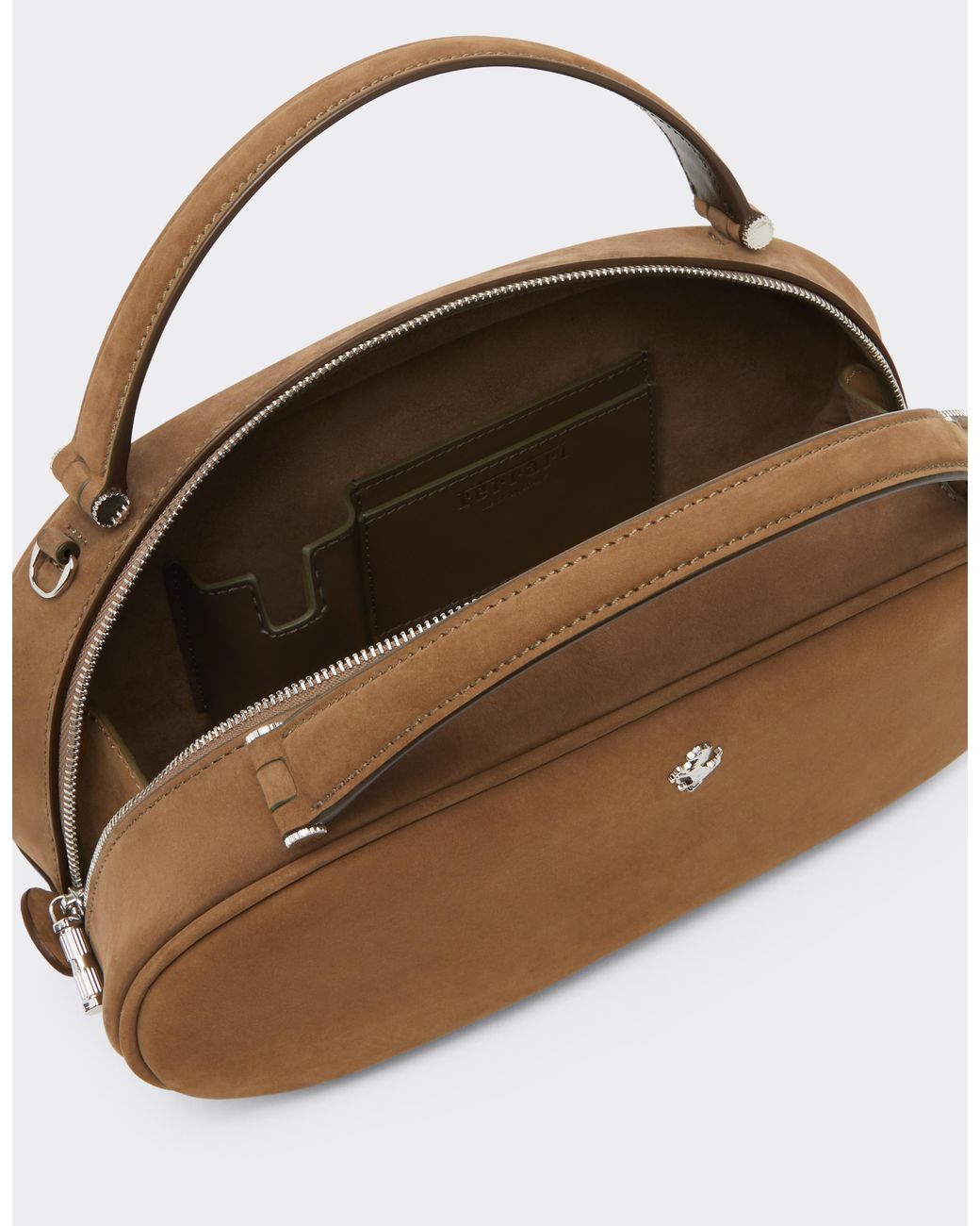 Ferrari Brown Dino Bowling Bag