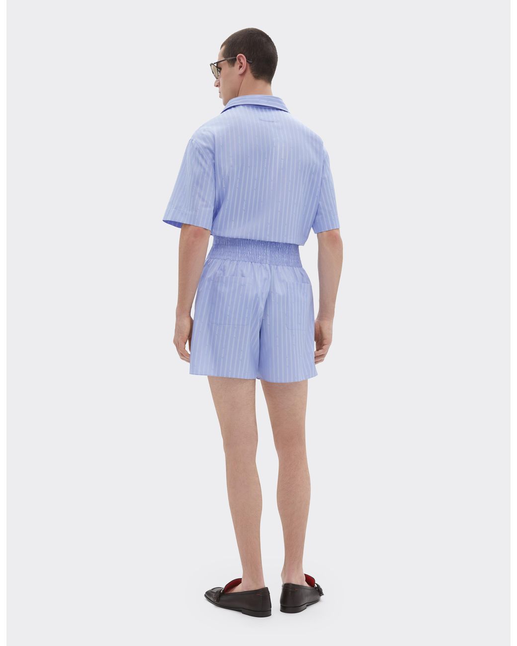 Camicia di Ferrari in Blue da Uomo