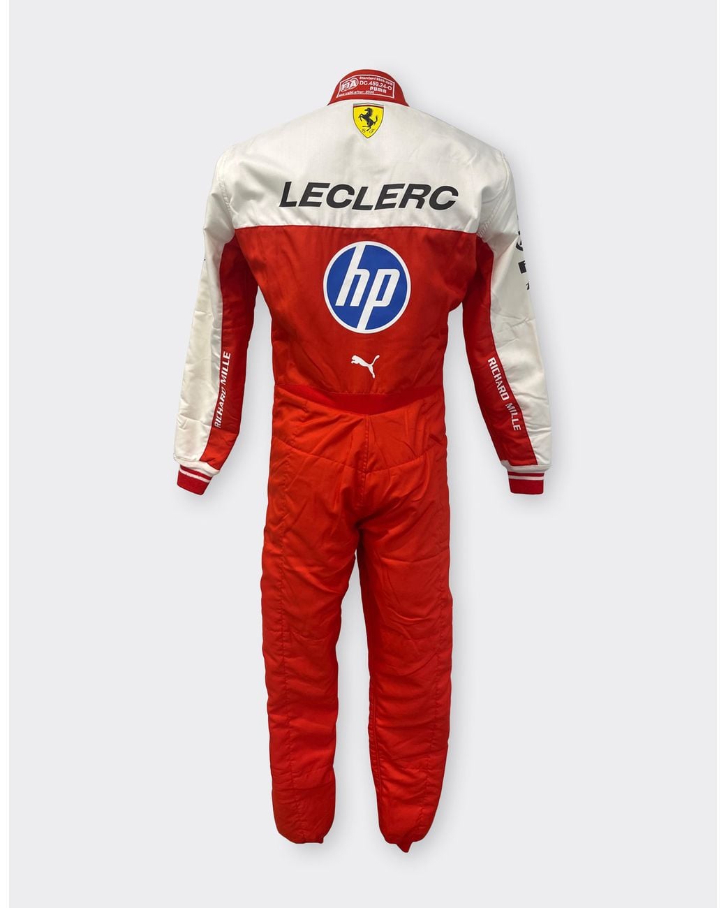 Ferrari Red Scuderia Leclerc Replica Racing Overalls For The 2026 Austin Grand Prix for men