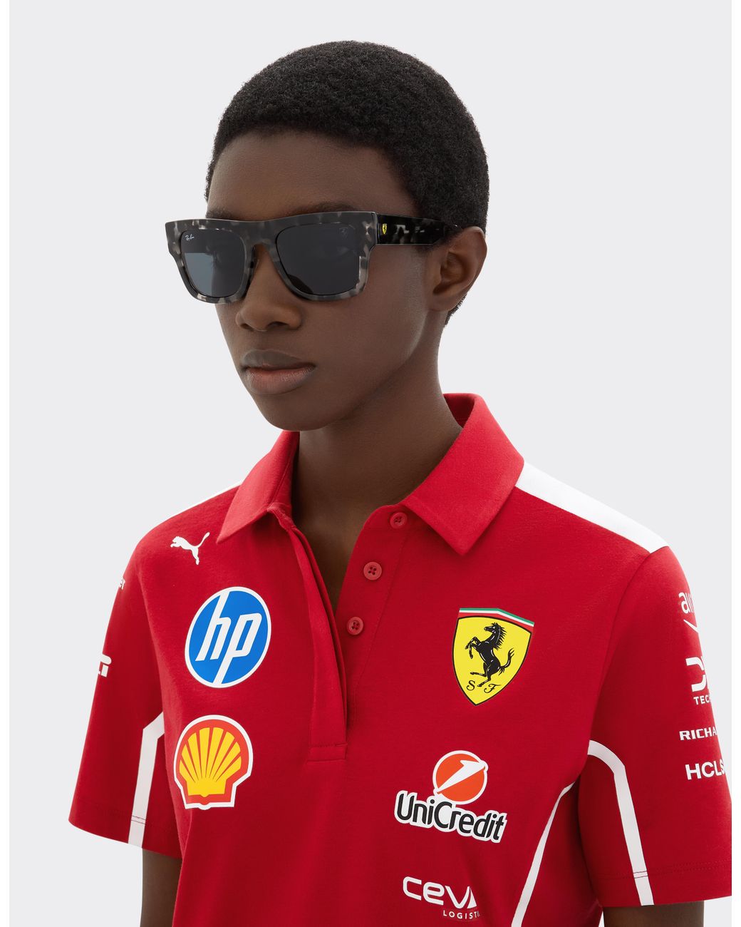 Ferrari Gray Ray-Ban For Scuderia Rb2217M