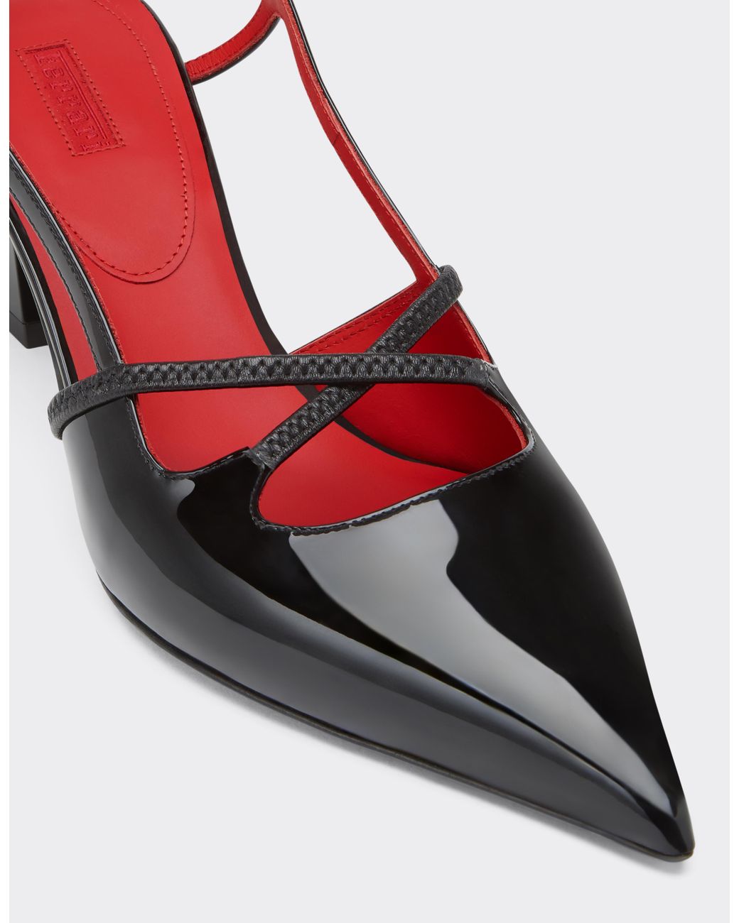 Ferrari White Slingback Shoes