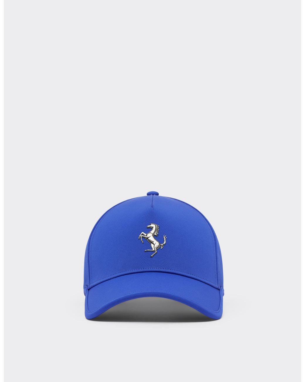 Ferrari Blue Baseball Cap With Prancing Horse