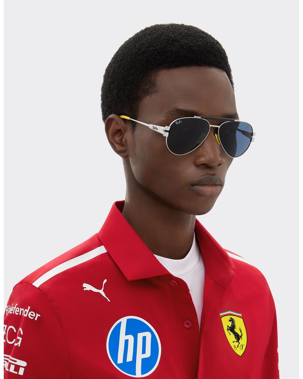 Ferrari Blue Ray-Ban For Scuderia Rb3762M