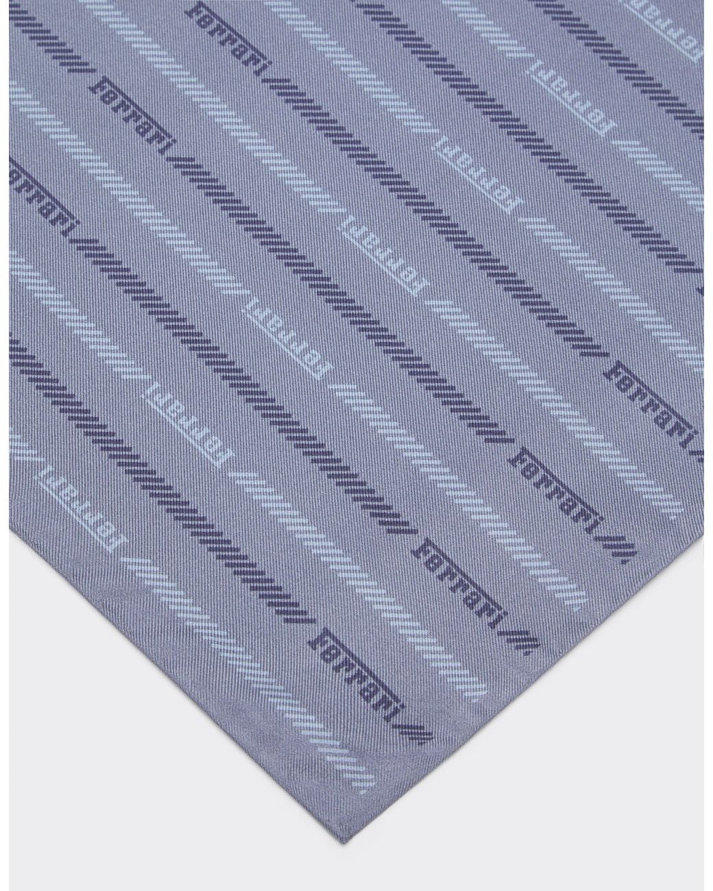 Ferrari Blue Monogram Silk Bandana