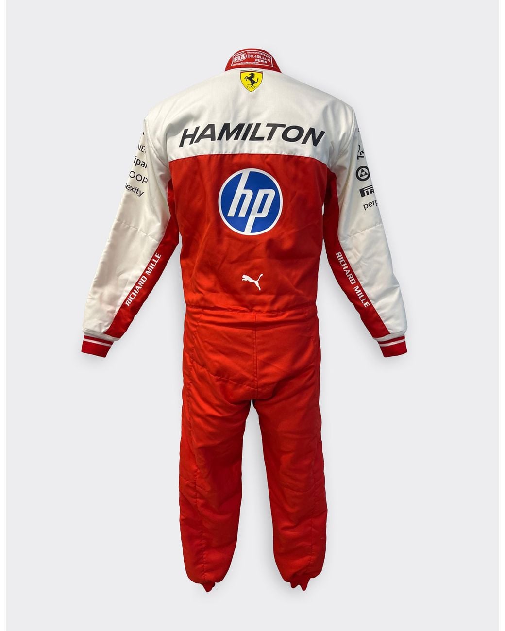 Ferrari Red Scuderia Hamilton Replica Racing Suit For The 2026 Austin Grand Prix for men