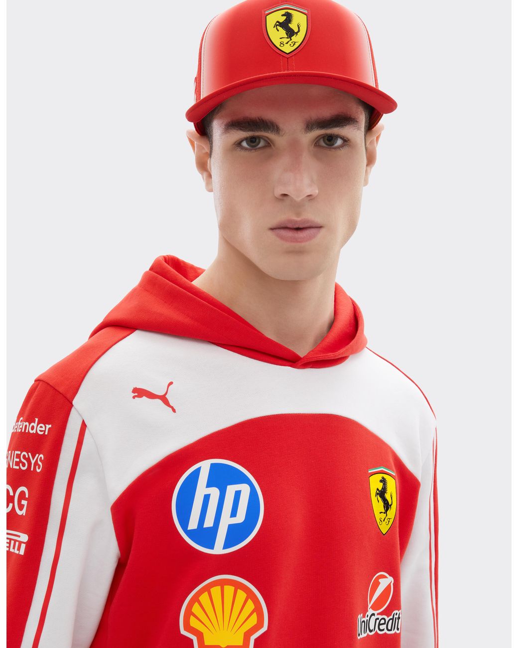 Ferrari Red Replica 2026 Puma Hoodie For Scuderia Hp
