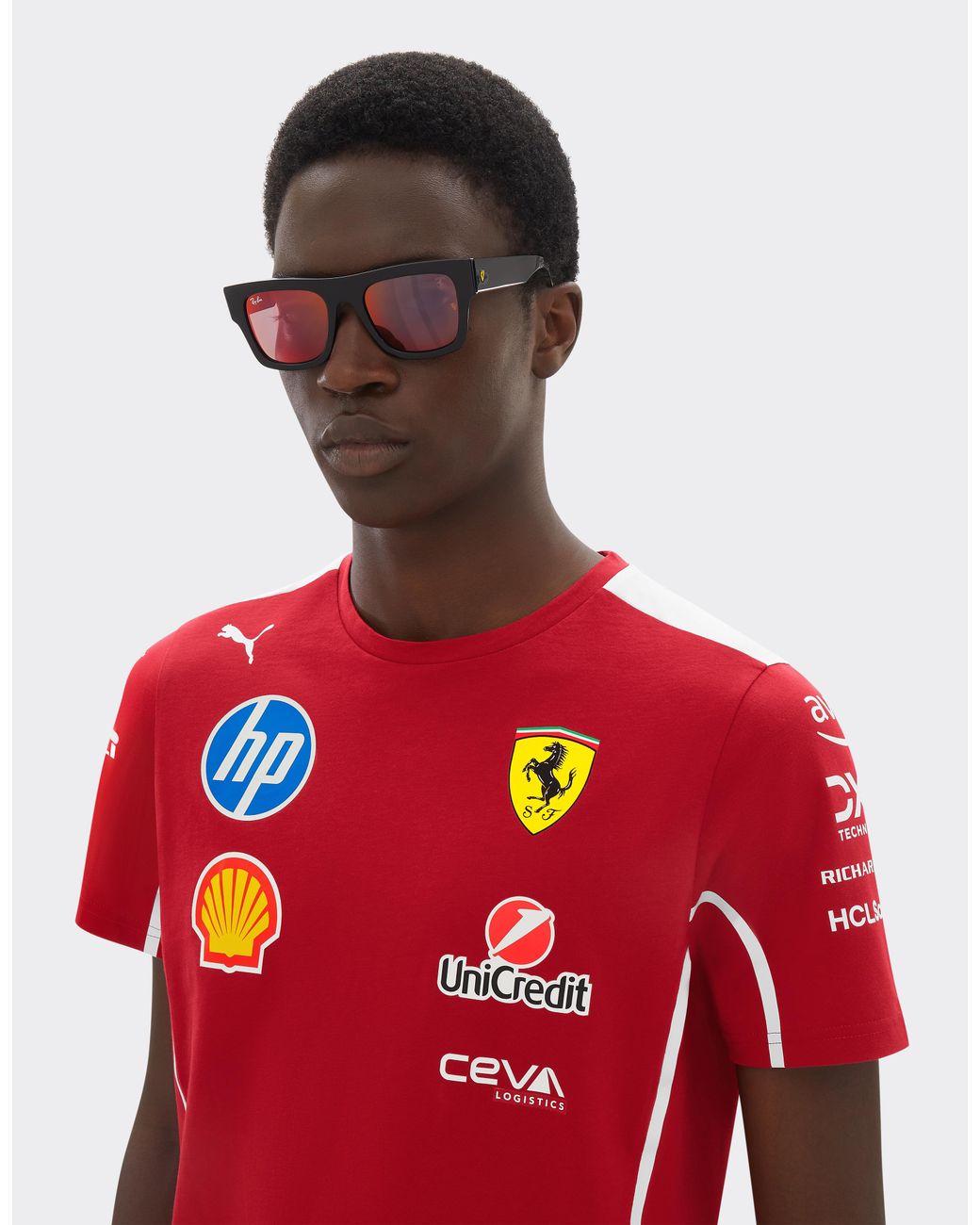 Ferrari Black Ray-Ban For Scuderia Rb2217M Silverstone Special Edition