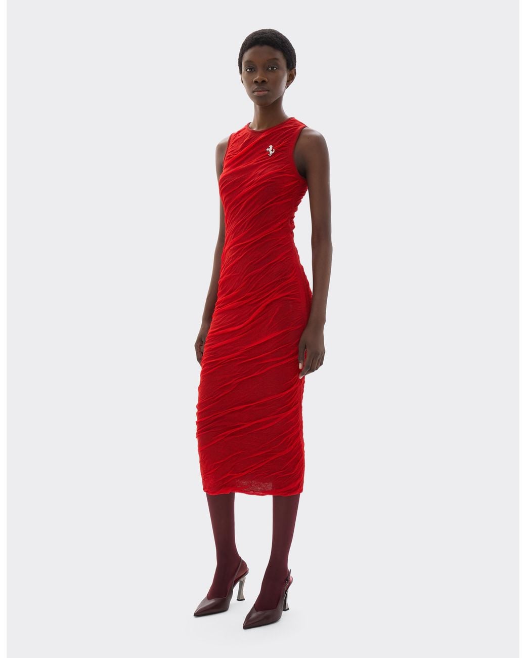 Ferrari Red Long Dress