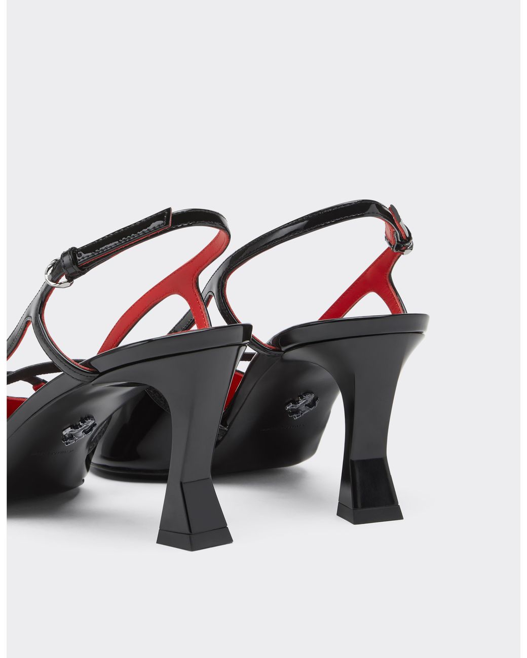 Ferrari White Slingback Shoes