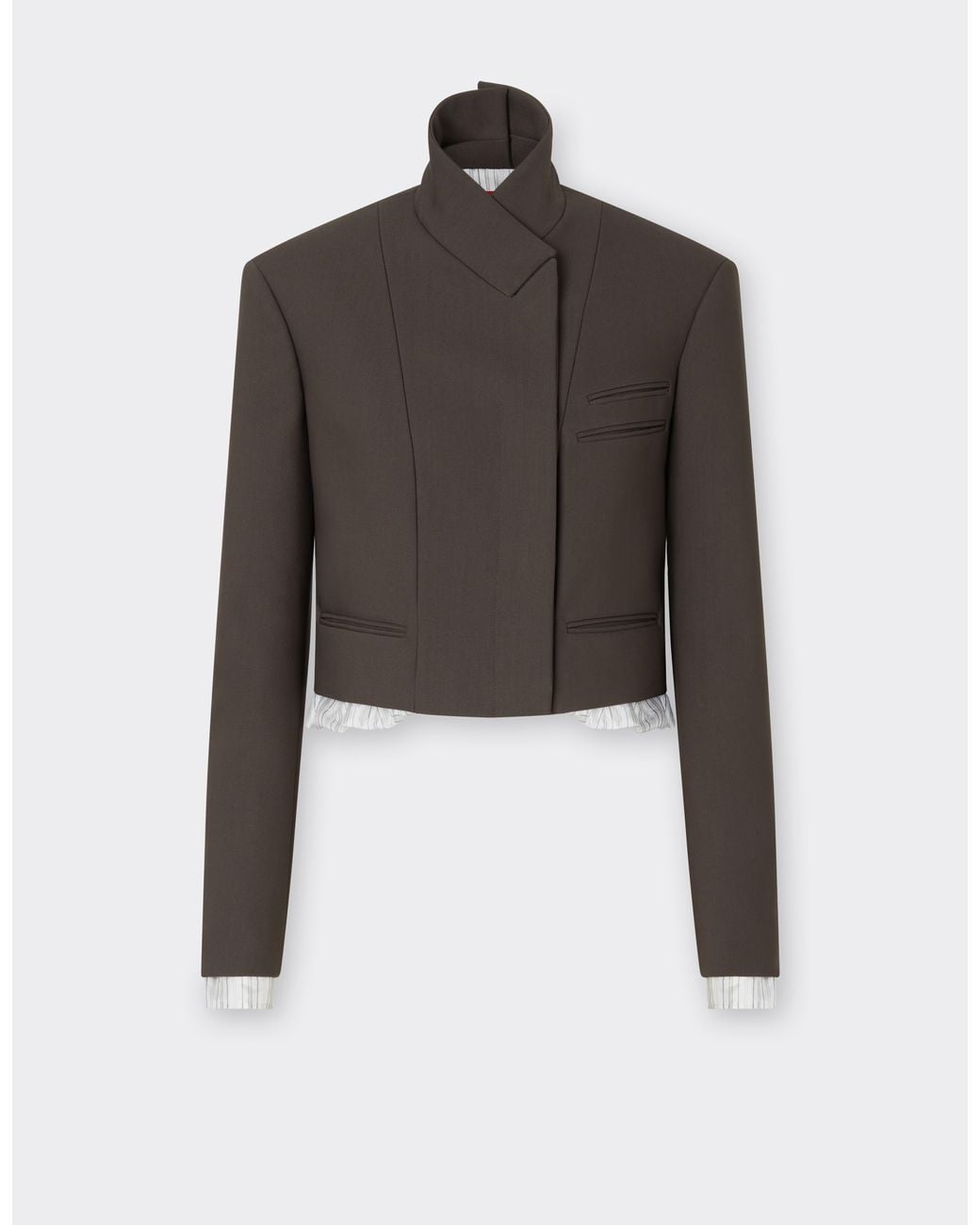 Ferrari Black Short Crepe Blazer