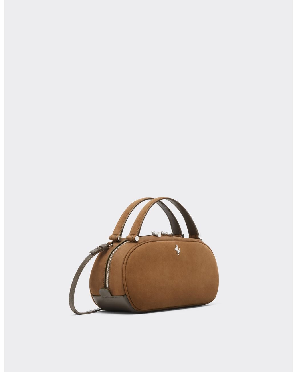 Ferrari Brown Dino Bowling Bag