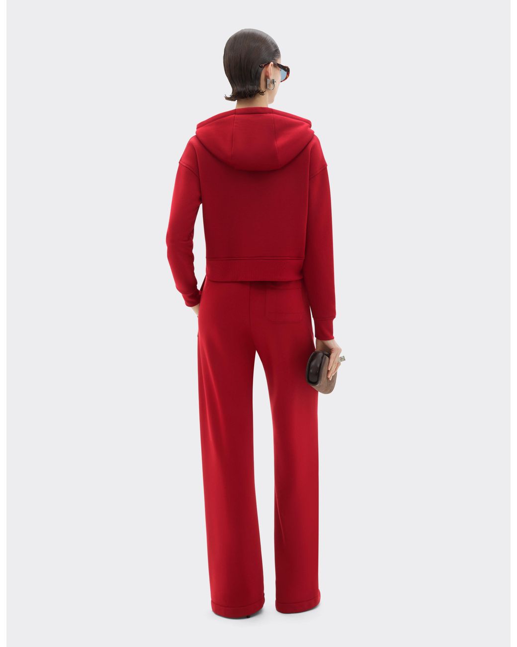 Ferrari Red Technical Jersey Hoodie
