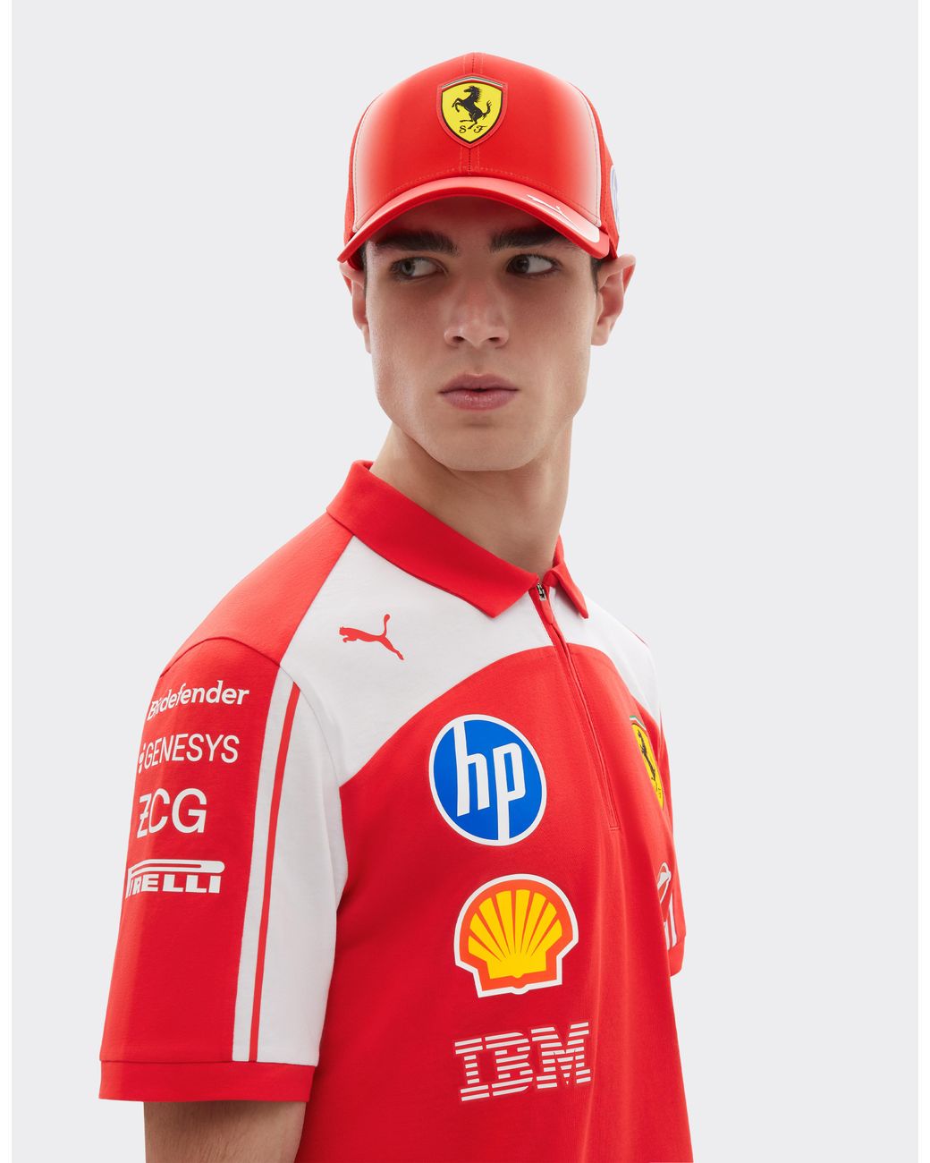 Ferrari Red Replica 2026 Polo Shirt Puma For Scuderia Hp