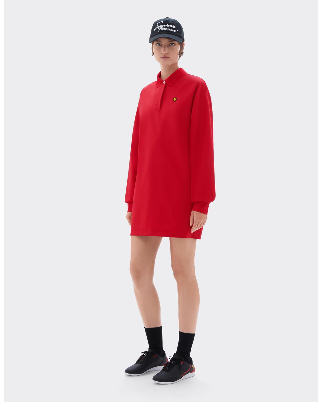 Ferrari Red Scuderia Polo Dress