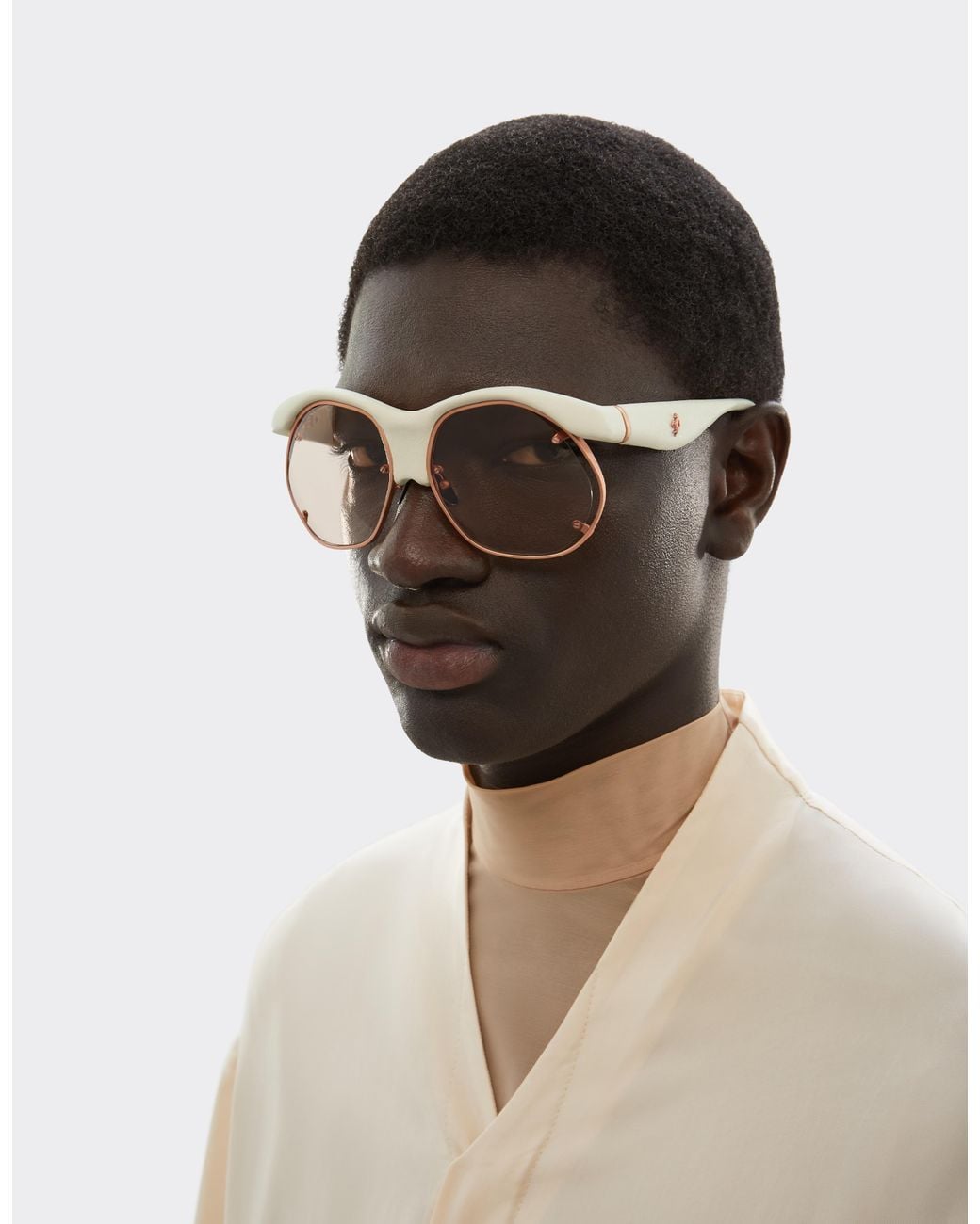Ferrari Natural Injection-Moulded, Metal And Leather Sunglasses With Lenses