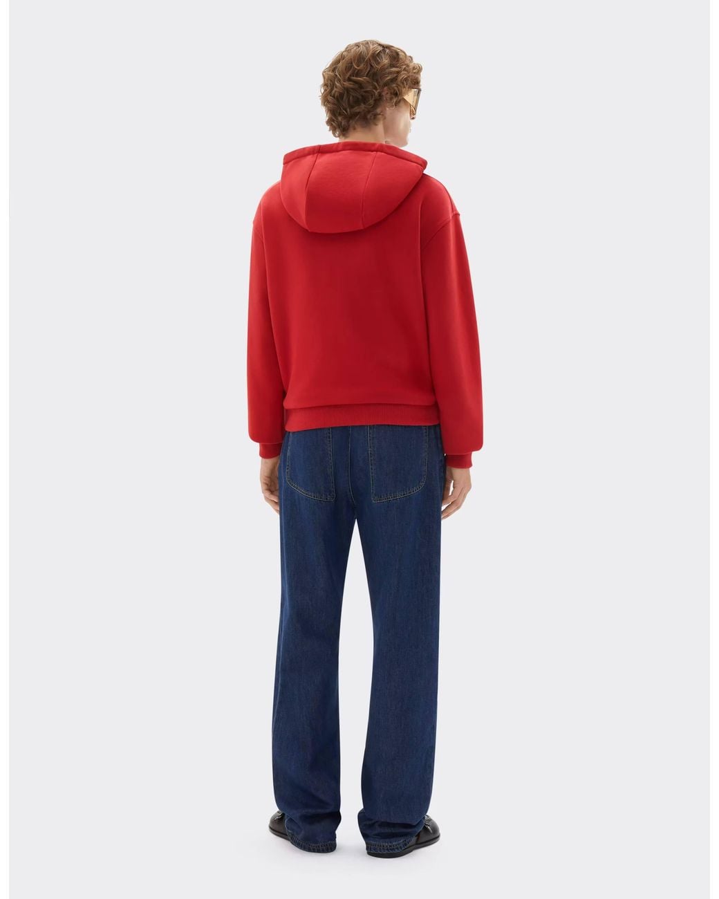 Ferrari Red Cotton Sweatshirt For The 2026 Monaco Grand Prix for men