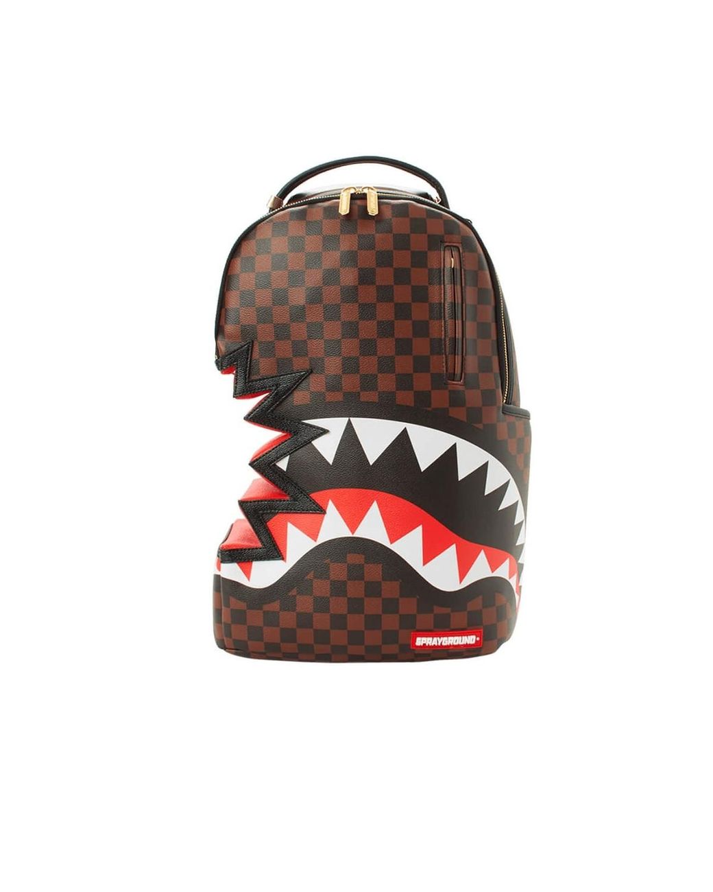 Zaino Uomo SPRAYGROUND stampa Sharks in Paris Brown