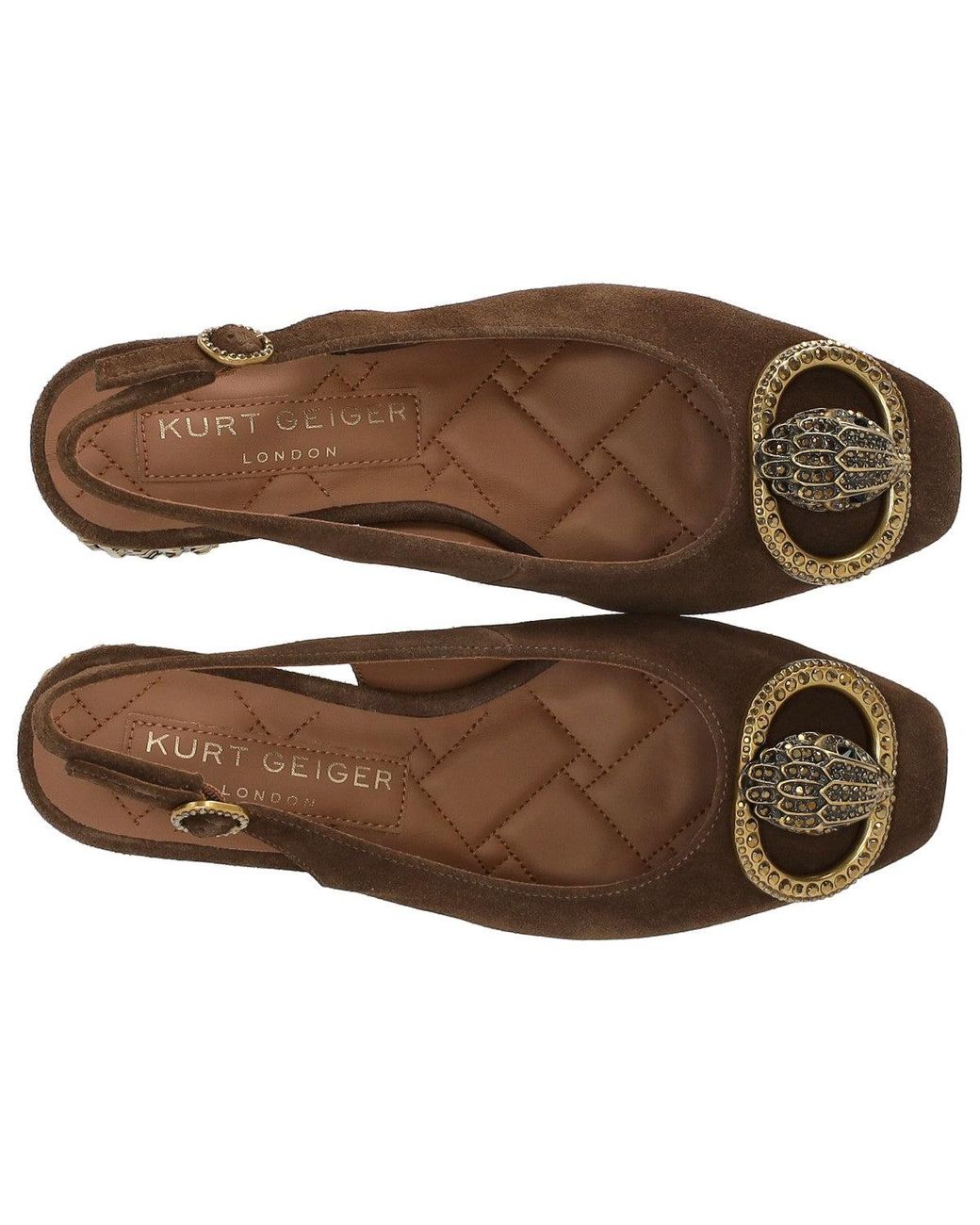 Kurt Geiger Brown Slingback Chelsea Block