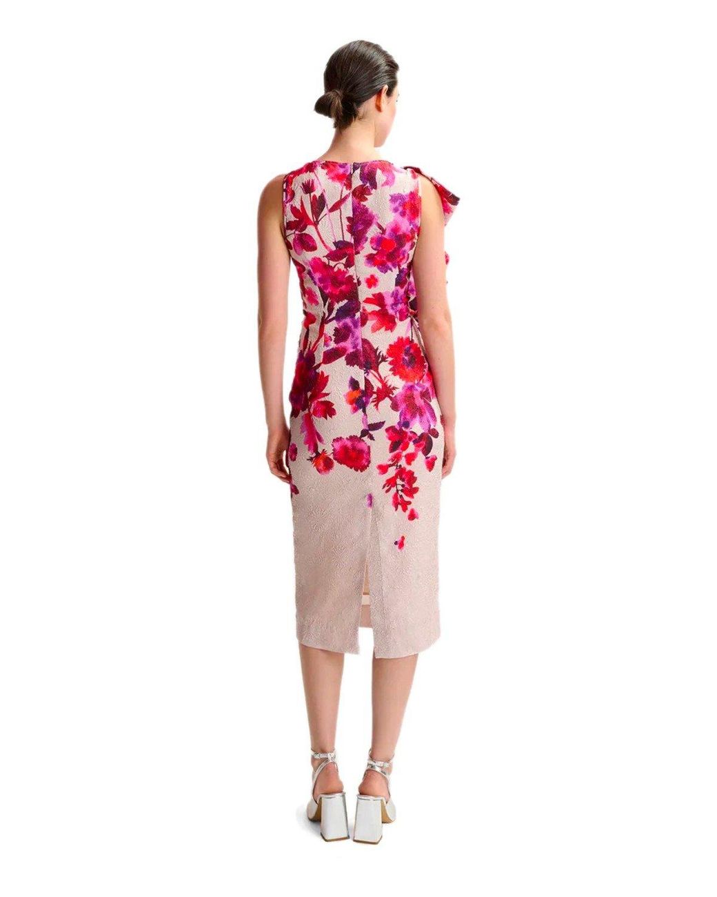 Essentiel Antwerp Pink Hayleigh Midi Dress