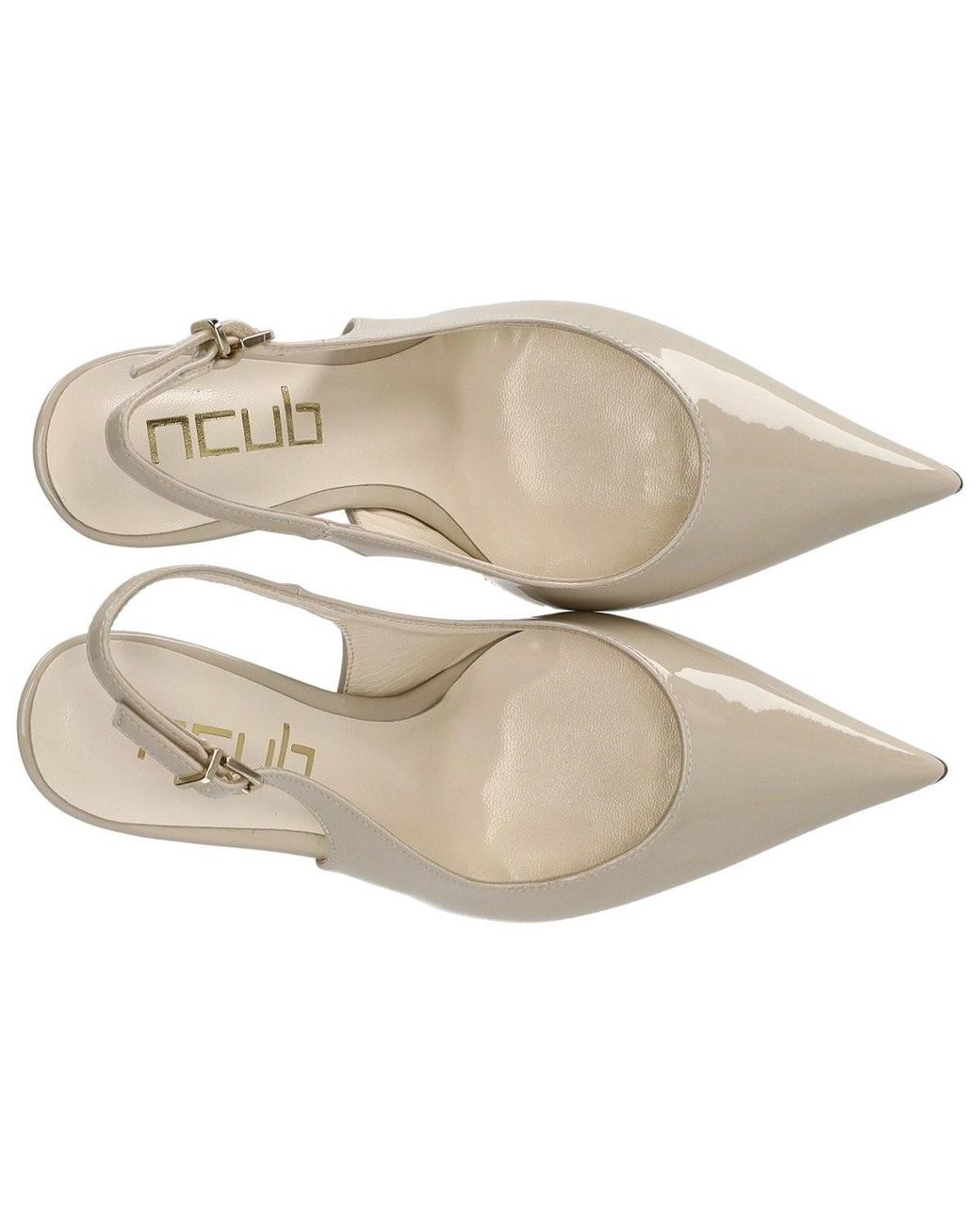NCUB Lele Slingback Pump in het White