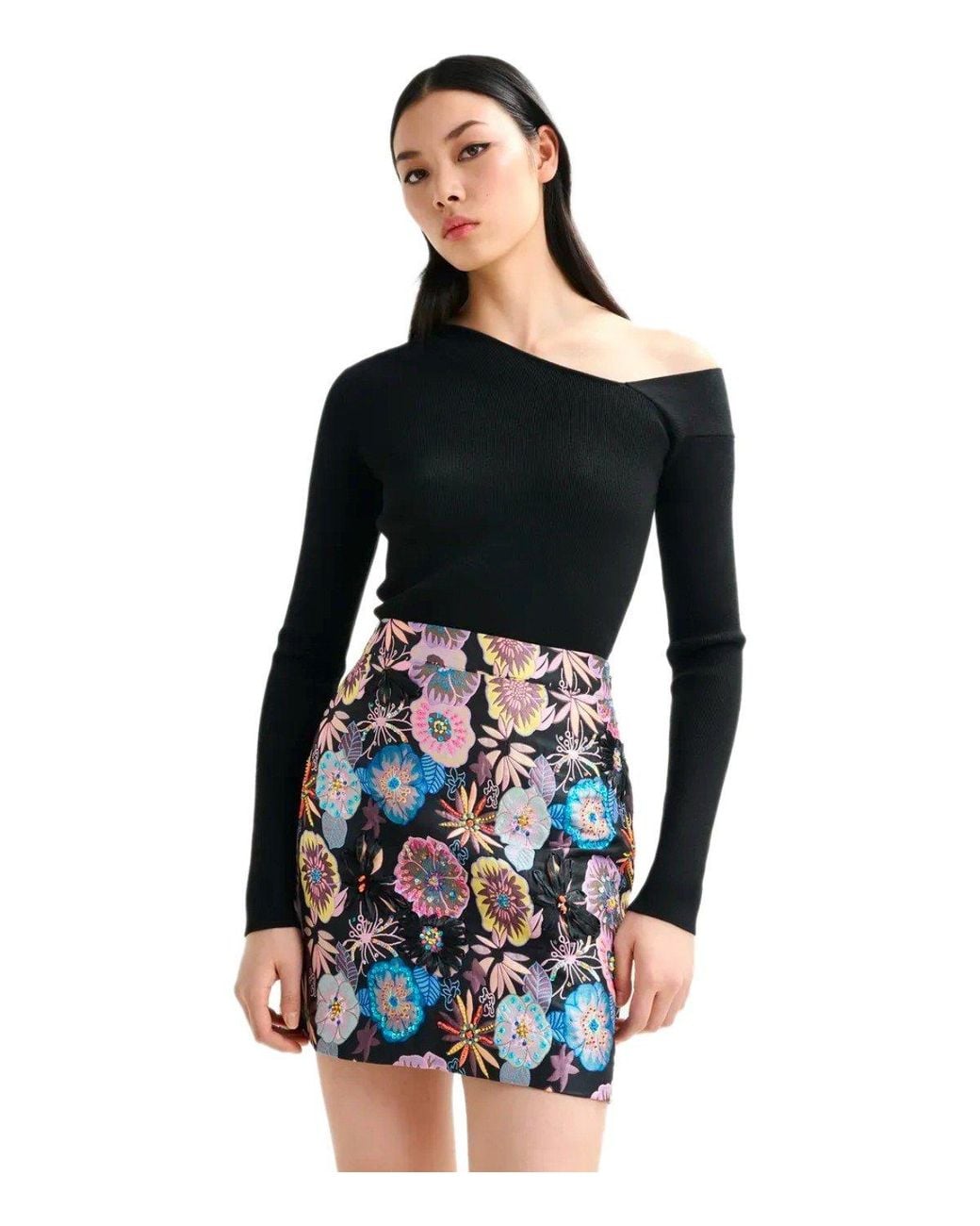 Essentiel Antwerp Black Imeric Top