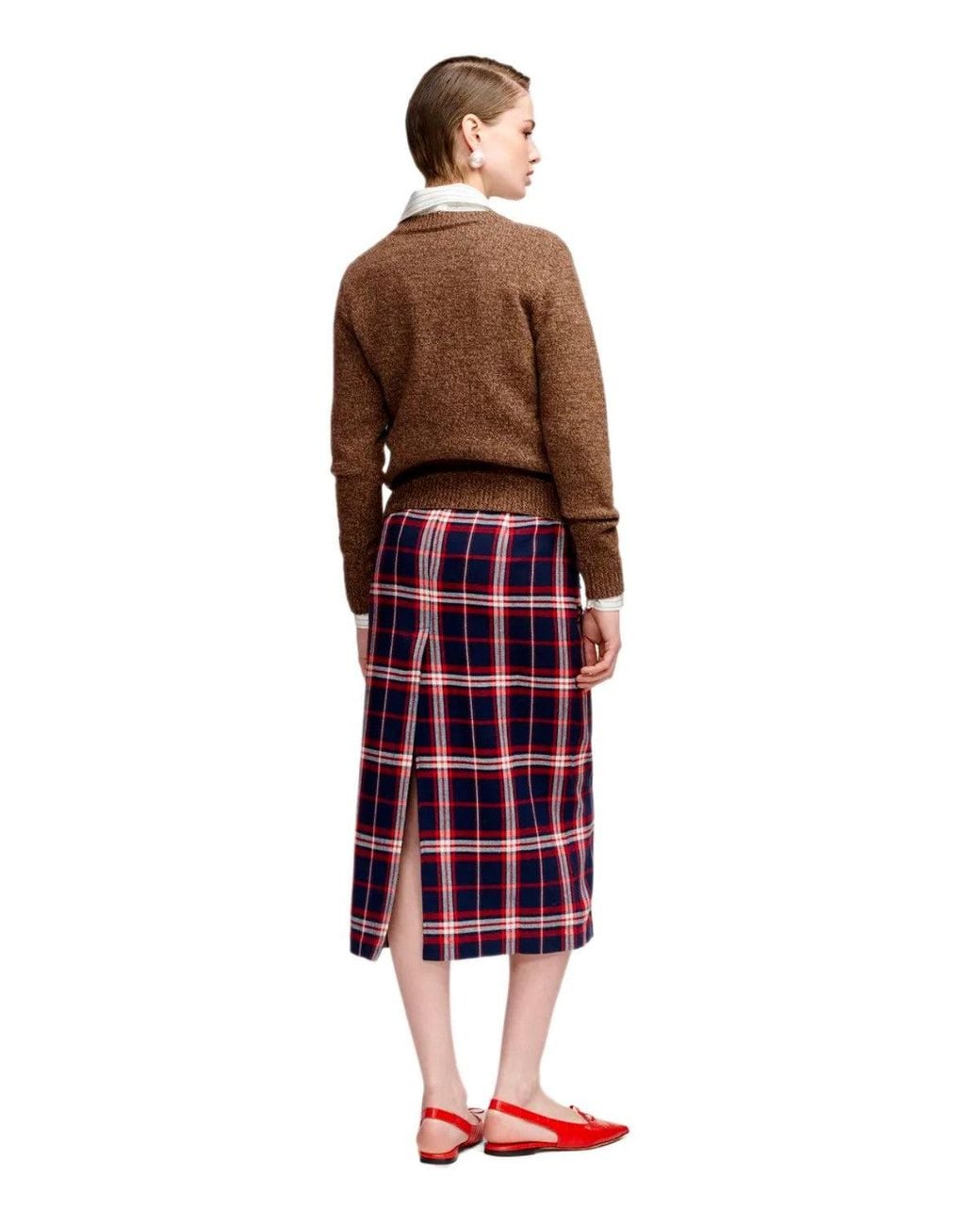 Essentiel Antwerp Red Korine Wool Sweater