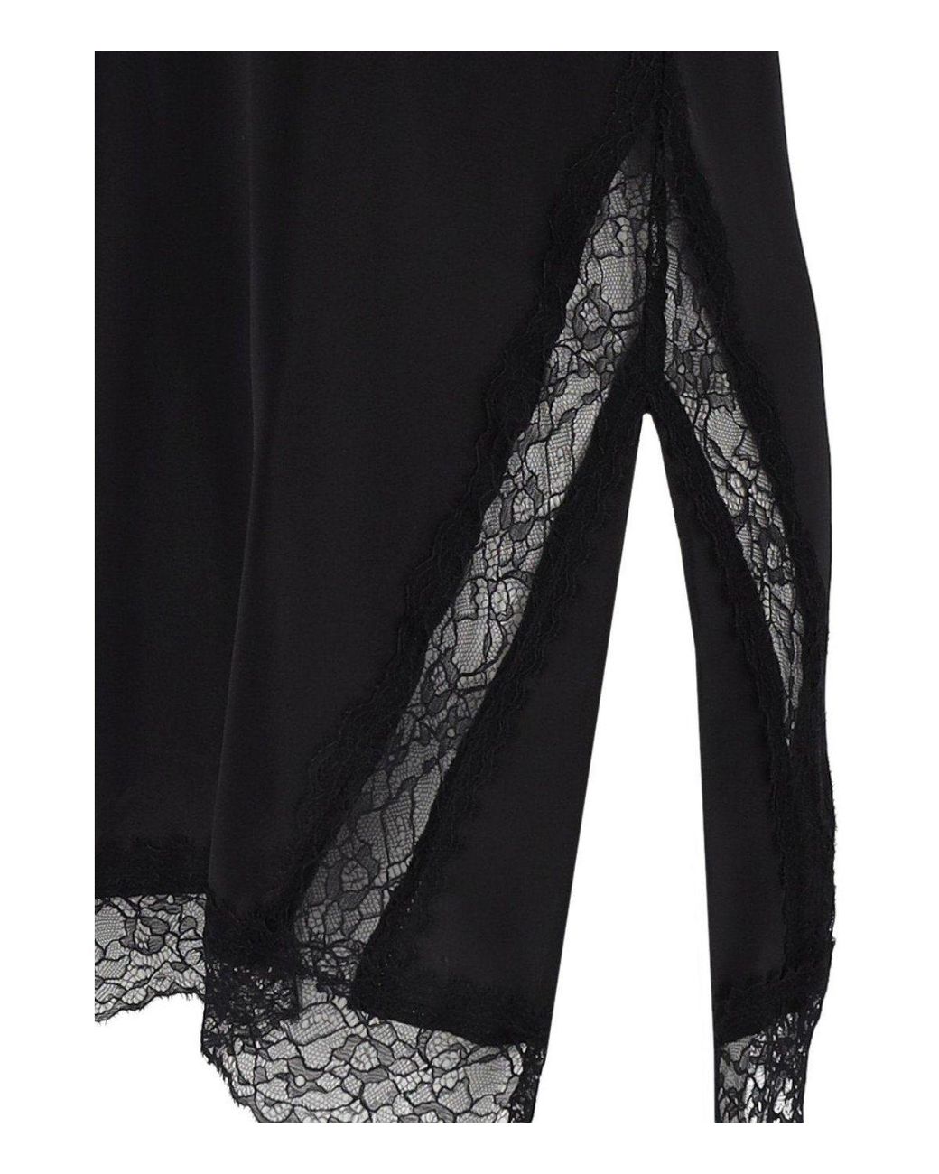 Marella Black Silk Costone Top