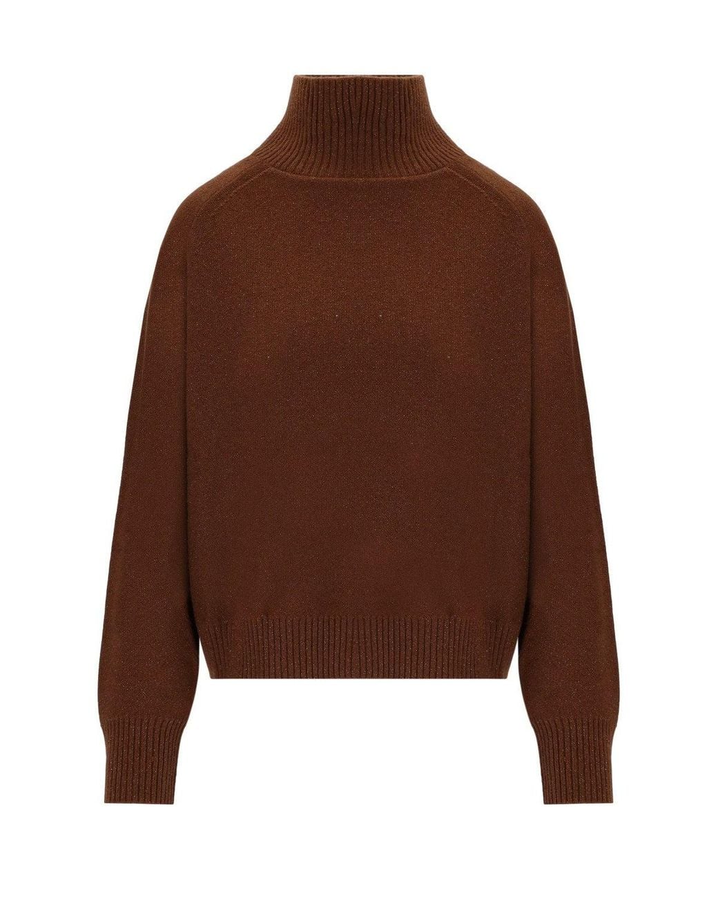 Marella Brown Crew Neck Sweater Torre Caramel