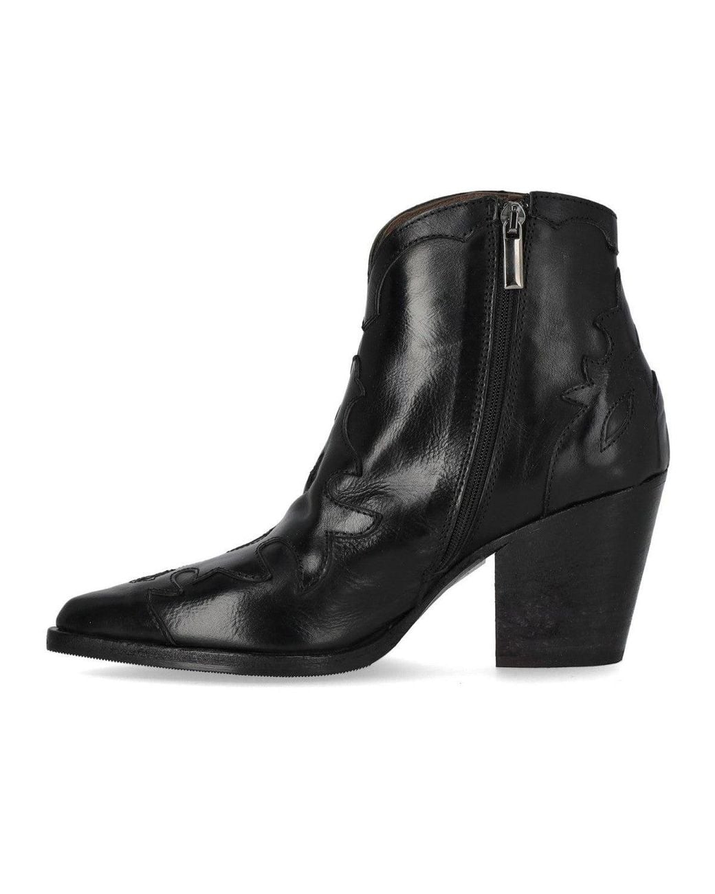 Duccio Del Duca Black Ankle Boot