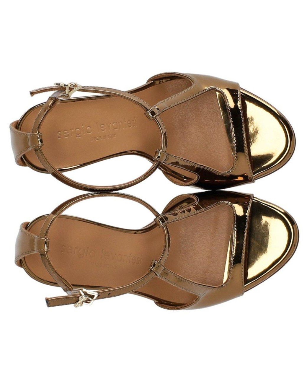 Sergio Levantesi Metallic Stella Heeled Sandal