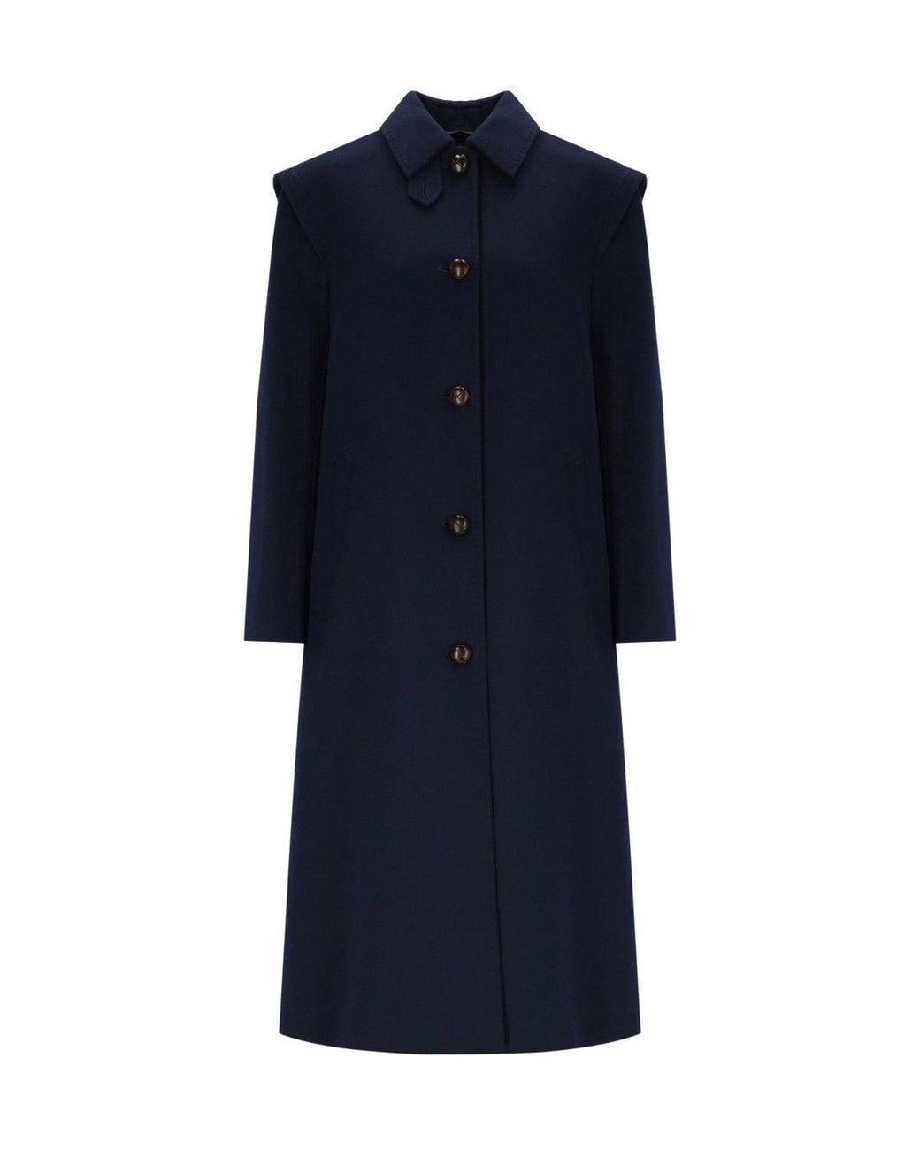 Weekend by Maxmara Blue Coat Gessati