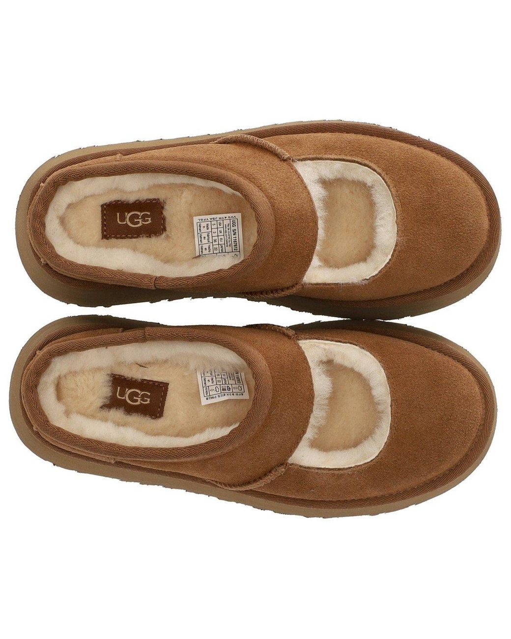Ugg Brown Bea Chestnut Mary Jane Shoe