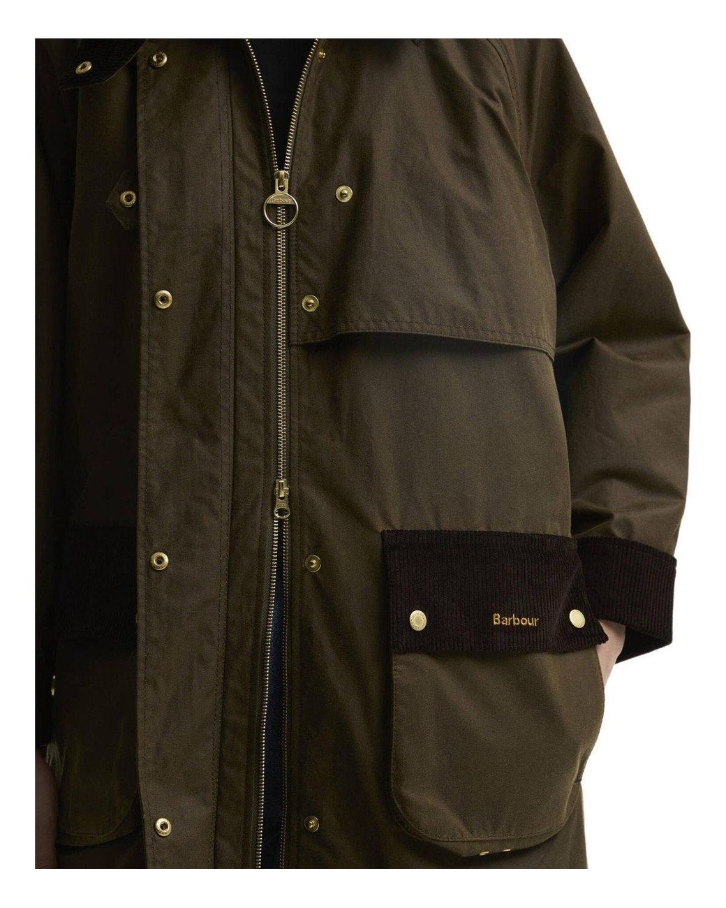 Barbour Black Kirklees Wax Jacket
