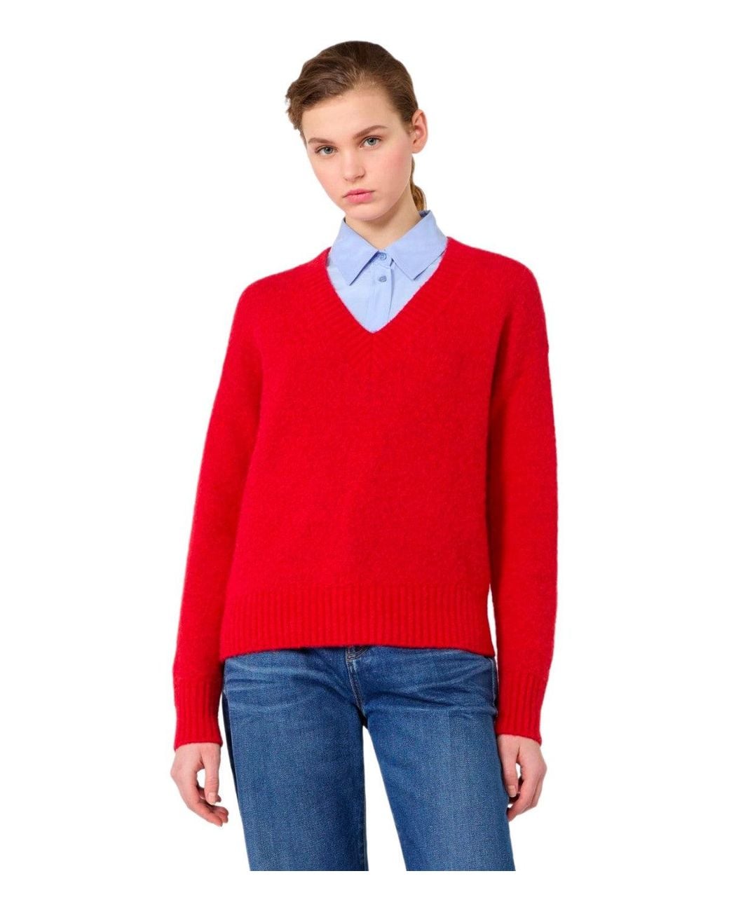 Weekend by Maxmara Red Sweater Visita